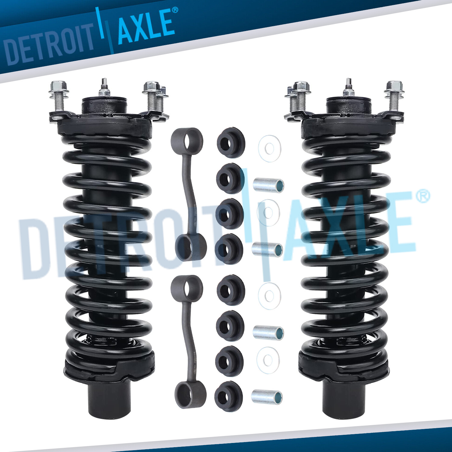 Front Strut Spring & Sway Bar Kit for 2002 2003 2004 2005 2006 2007 Jeep Liberty