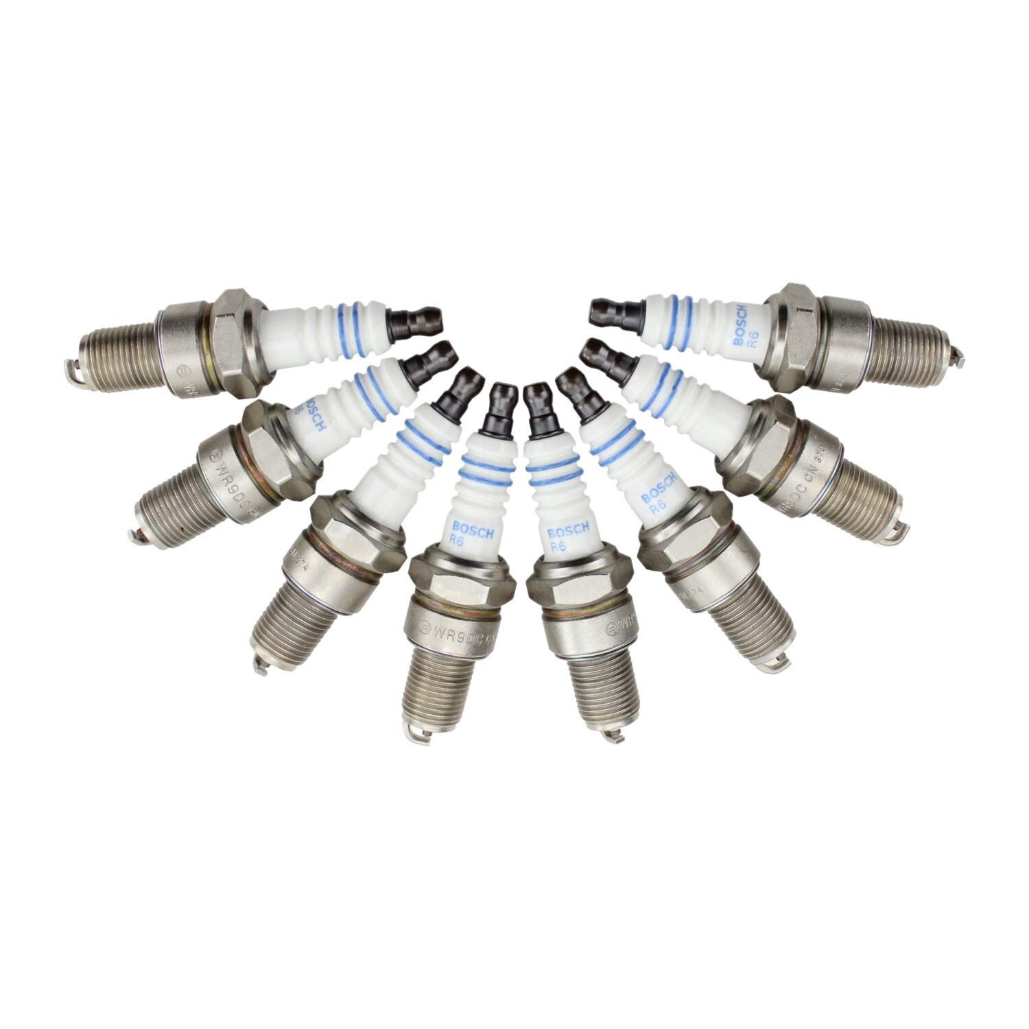New Set of 8 Spark Plugs Bosch For Mercedes R107 560SL 380SLC 450SL