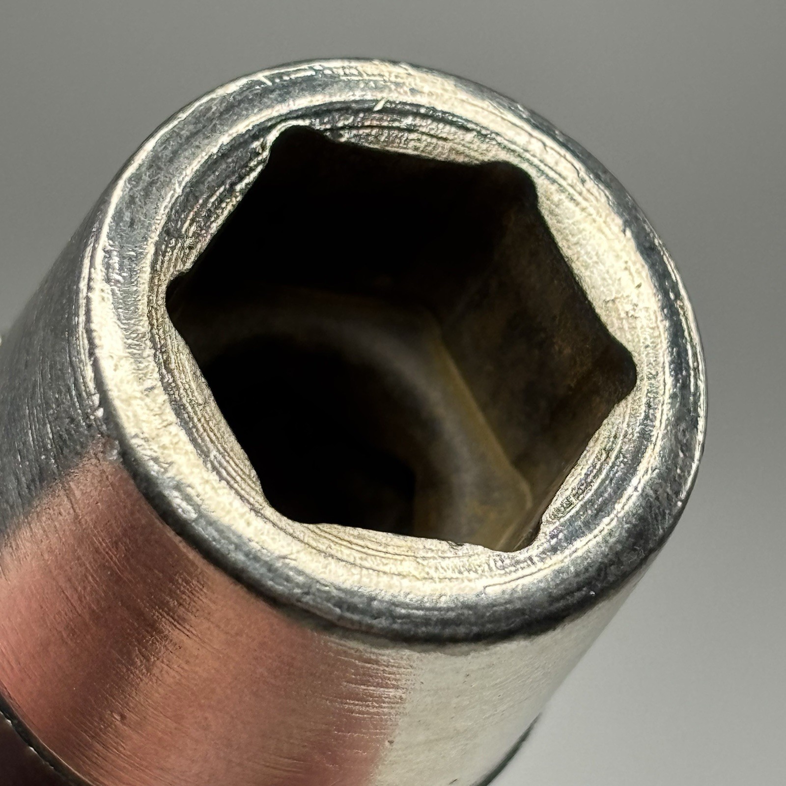 Mint Snap On Tools IMM140 1/2 Dr 6Pt Metric 14mm Flank Dr Shallow Impact Socket