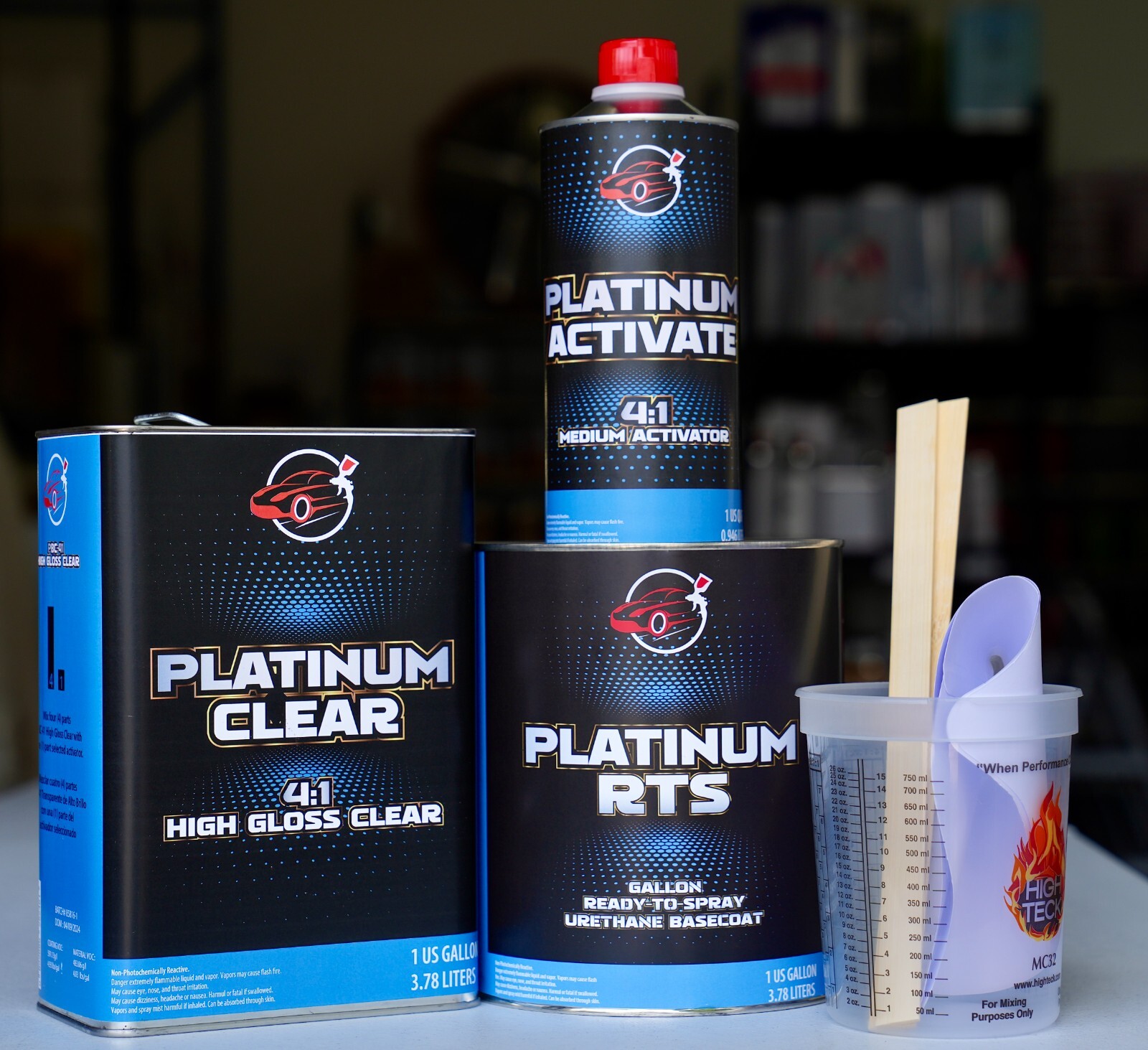 BMW Gallon Ready To Spray Basecoat Paint + Clear Kit Auto PICK YOUR COLOR!
