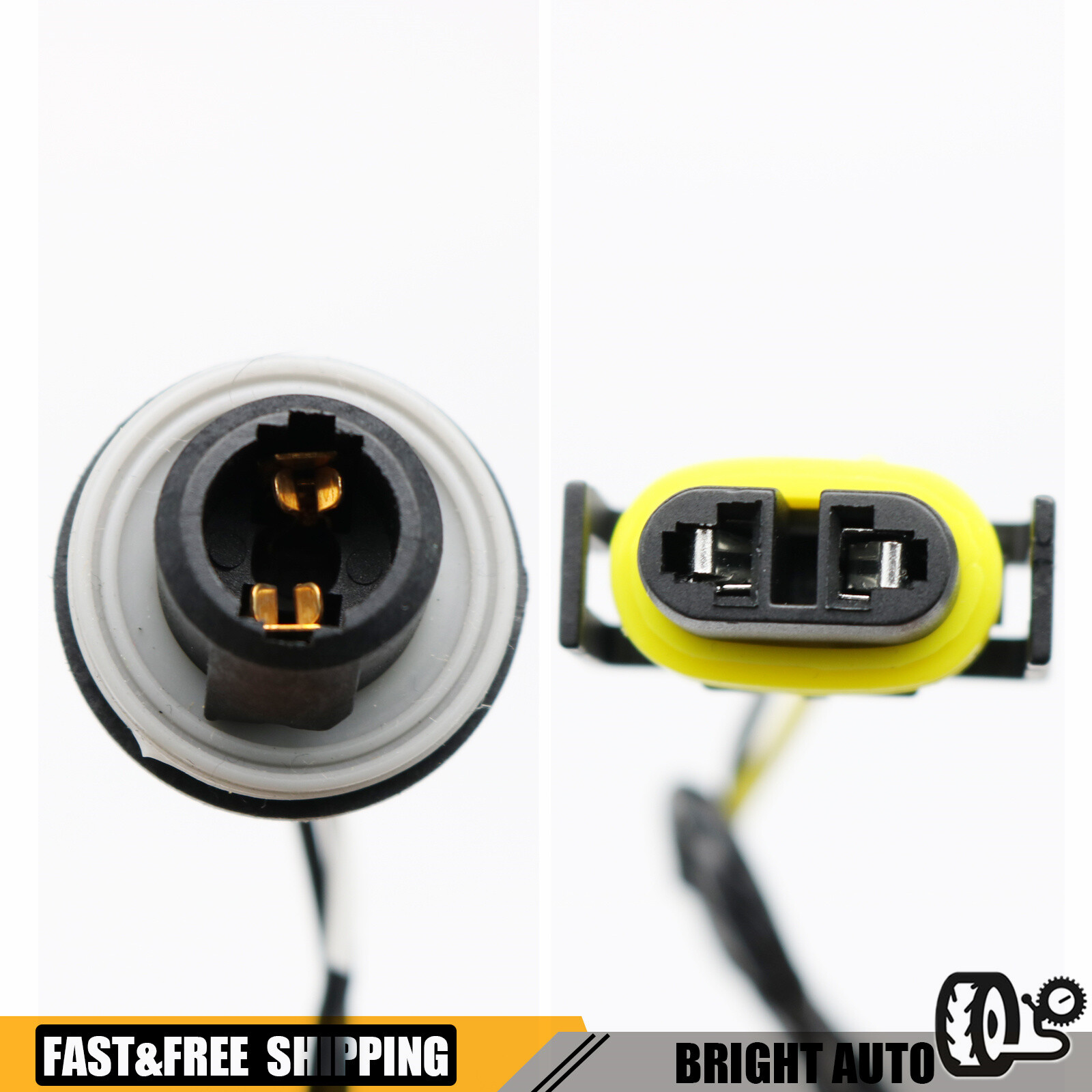 Front LH/RH Headlight Socket Wiring Harness For Chevrolet Malibu 2008-2012