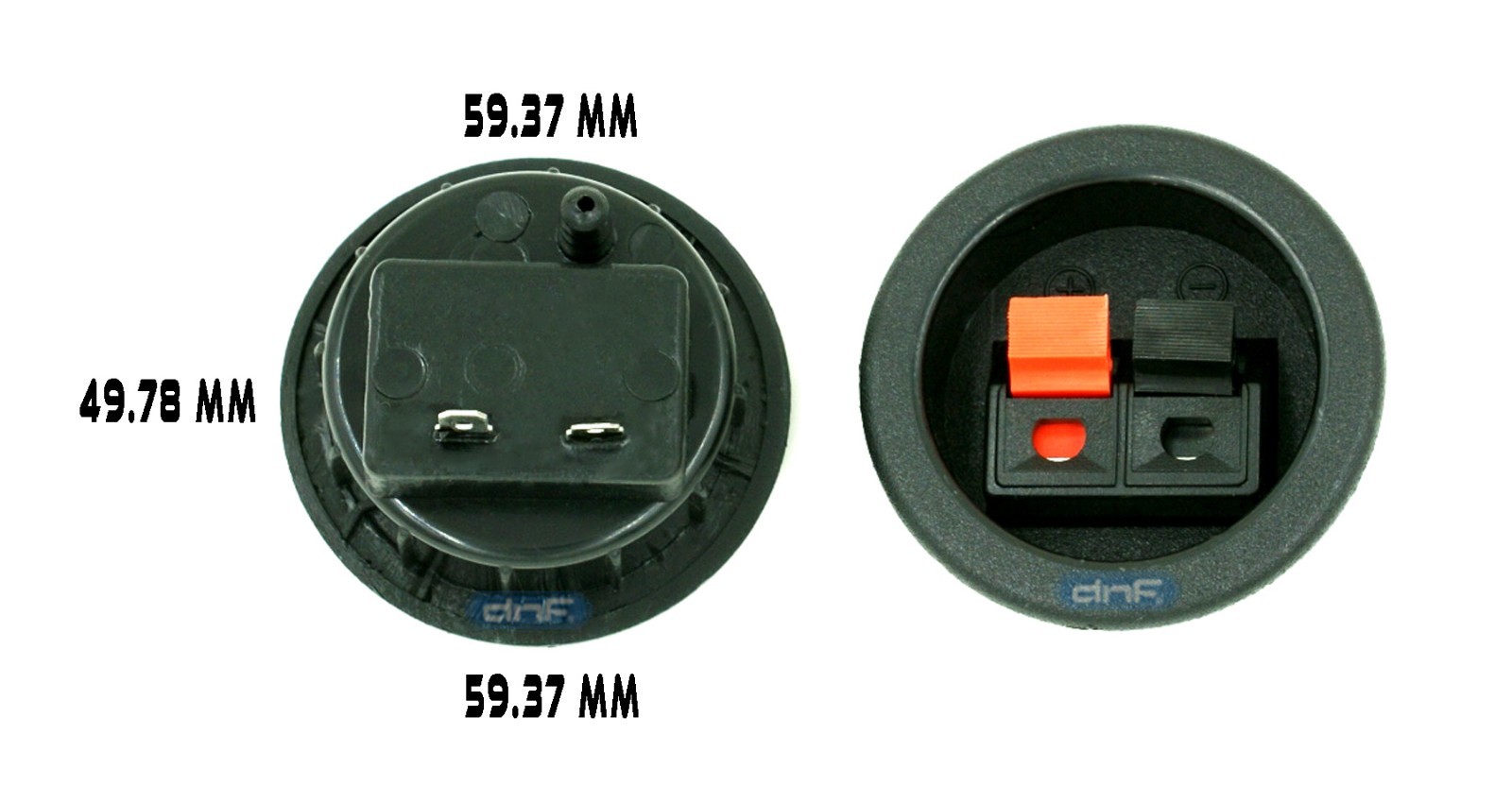 1 PIECE CAR AUDIO 6″ -1/2″ SQUARE SPEAKER BOX ENCLOSURE CARPET SPEAKER WIRE 6.5″