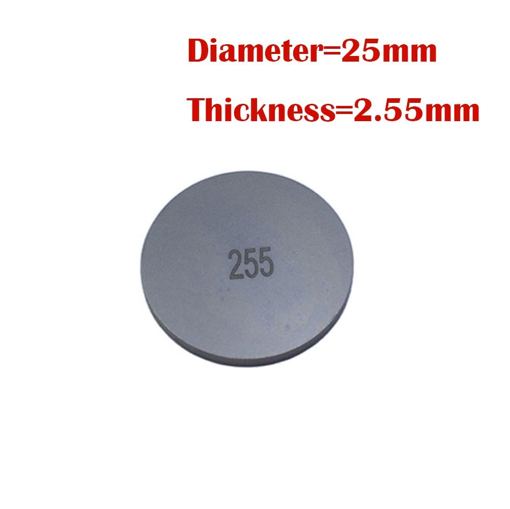 25mm Valve Shim Thickness 2.55mm Universal for Honda Yamaha Triumph with 25mm