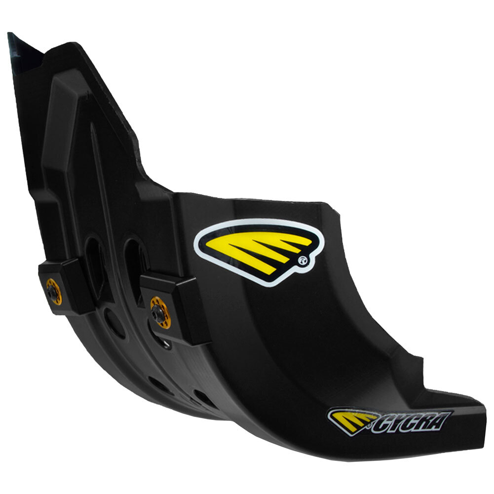 Cycra Full Armor Skid Plate Black Fits YAMAHA YZ250FX YZ450FX WR250F WR450F