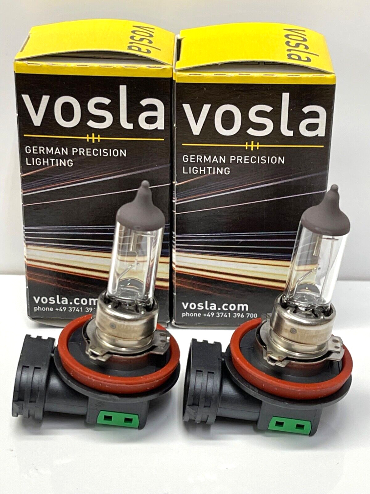 2x- Vosla H11 Off-Road Lamp Bulbs 12V 65W Super Bright PGJ19-2