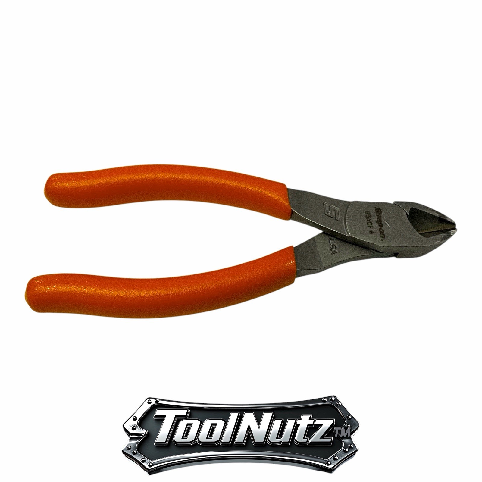 Snap-on Tools NEW 85ACFO ORANGE Soft Cushion Grip 5″ inch Diagonal Cutter USA