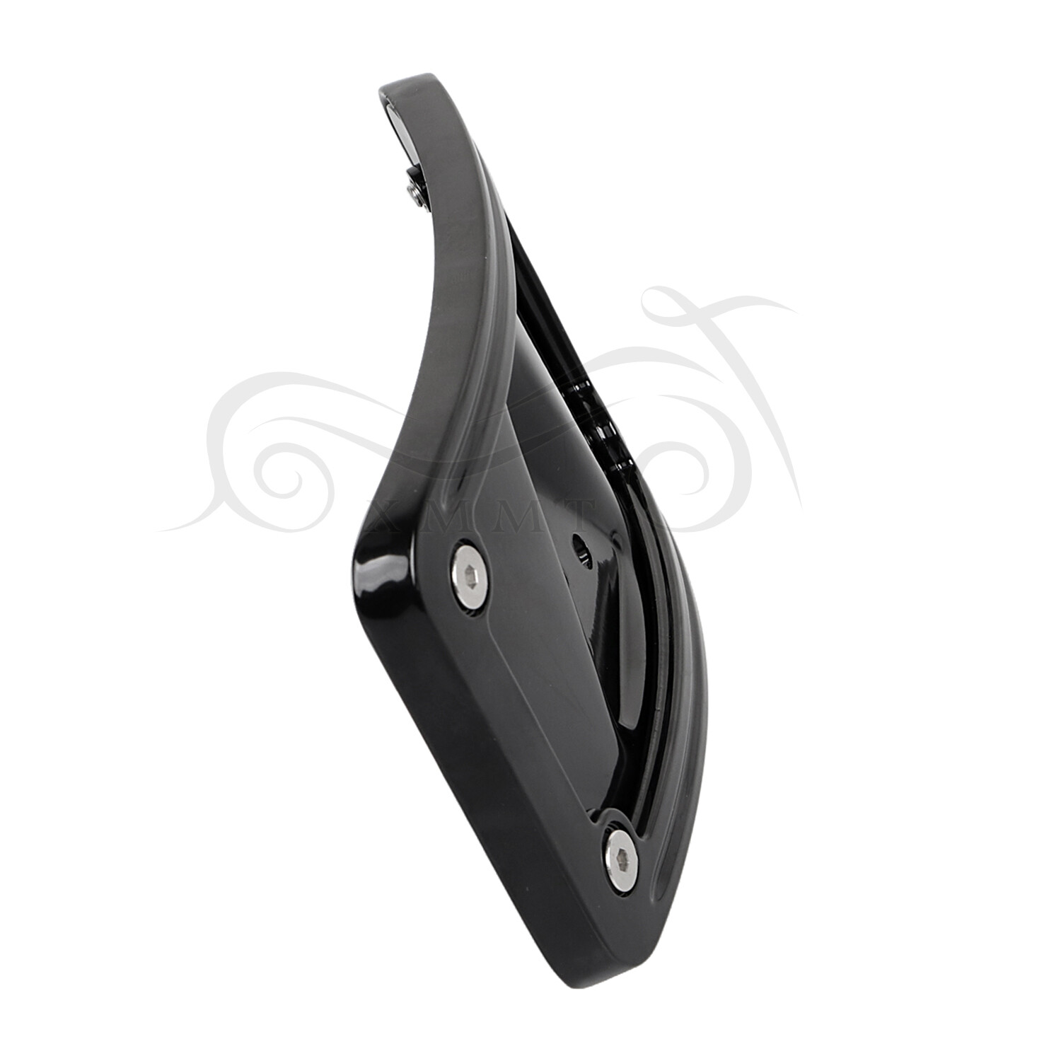 CNC Aluminum Curved Laydown License Plate Bracket For Harley Low Rider Sportster