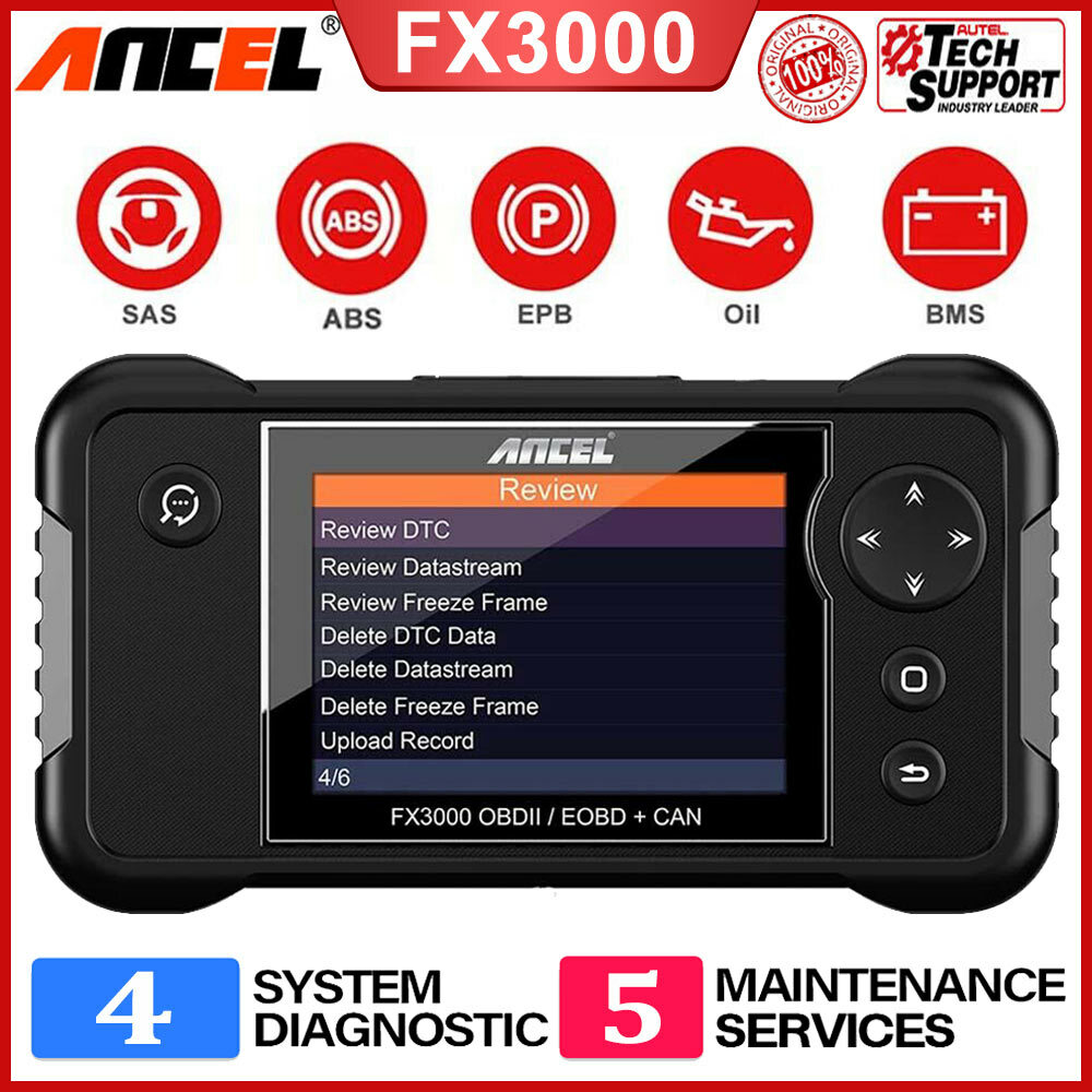 OBD2 Car Scanner ABS SAS Diagnostic Automotive Code Reader SRS Oil Reset Tool