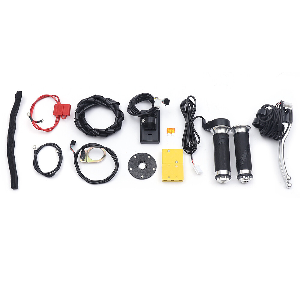 Ebike 48V 1500W 26″ Fat Tire Rear Wheel Conversion Kit, Hub motor with LCD