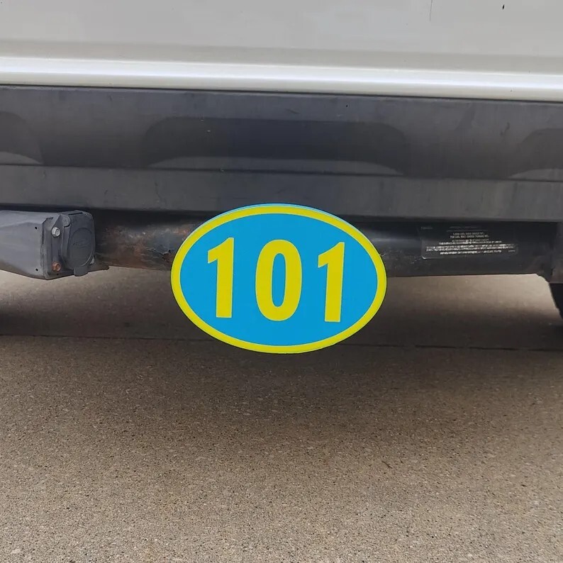 101 Custom 2 inch tow hitch cover – BIG 7.87 Inches