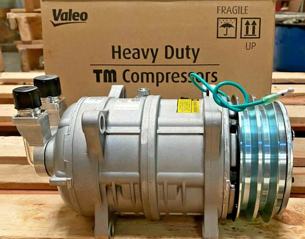 Valeo Seltec TM16 AC Compressor with 2A groove 24 volt clutch assembly