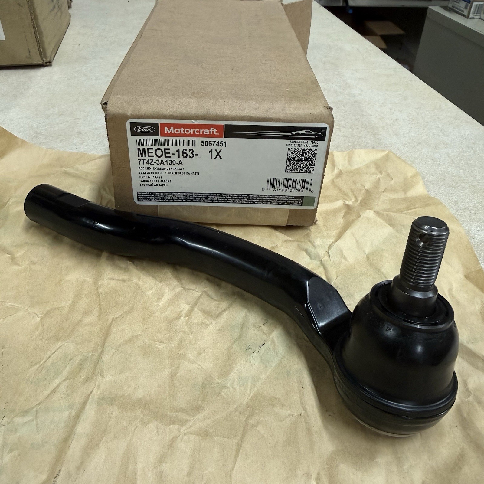 NOS Ford OEM Outer Tie Rod End RH 7T4Z-3A130-A Motorcraft MEOE-163 Edge MKX