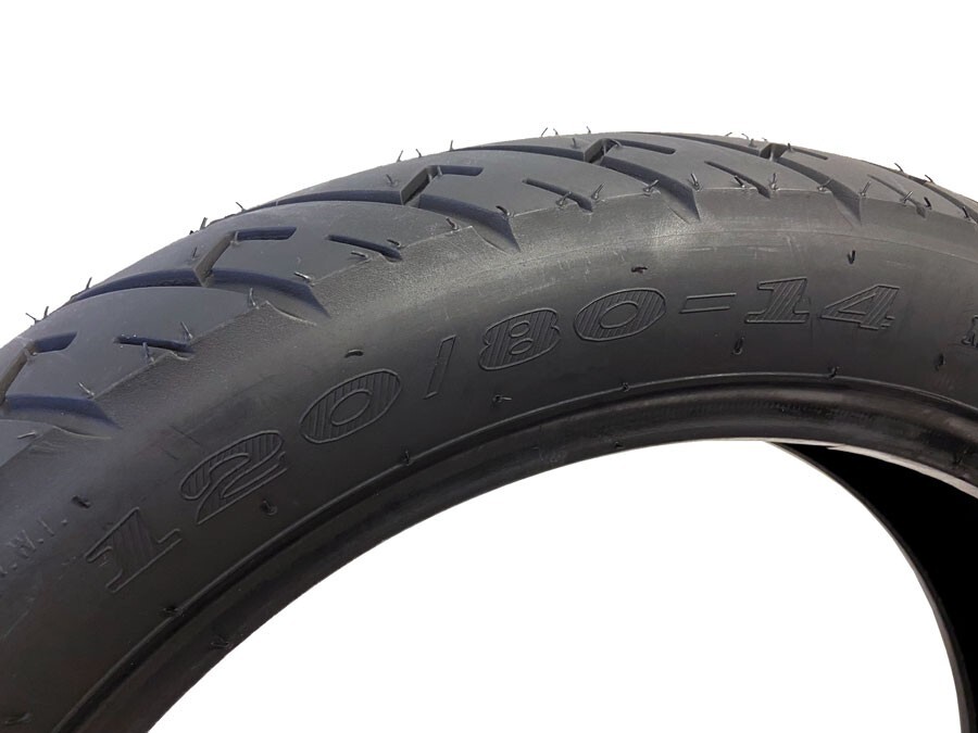 MMG Tire 120/80-14 Tubeless for Motorcycle Scooter Street Tread DOT All Weather