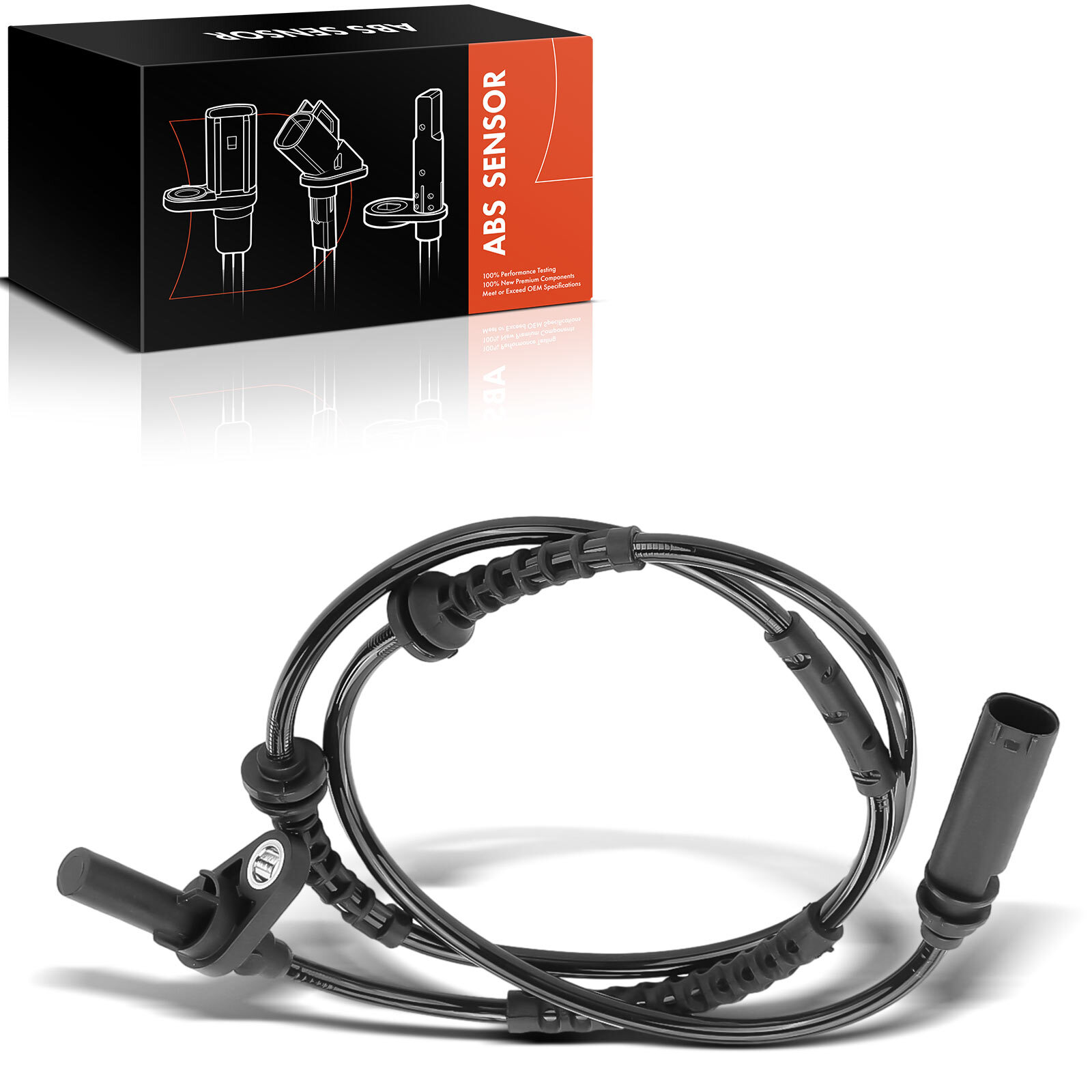 Front LH/RH ABS Wheel Speed Sensor for BMW 535i 535i GT 535i GT xDrive 2009-2012