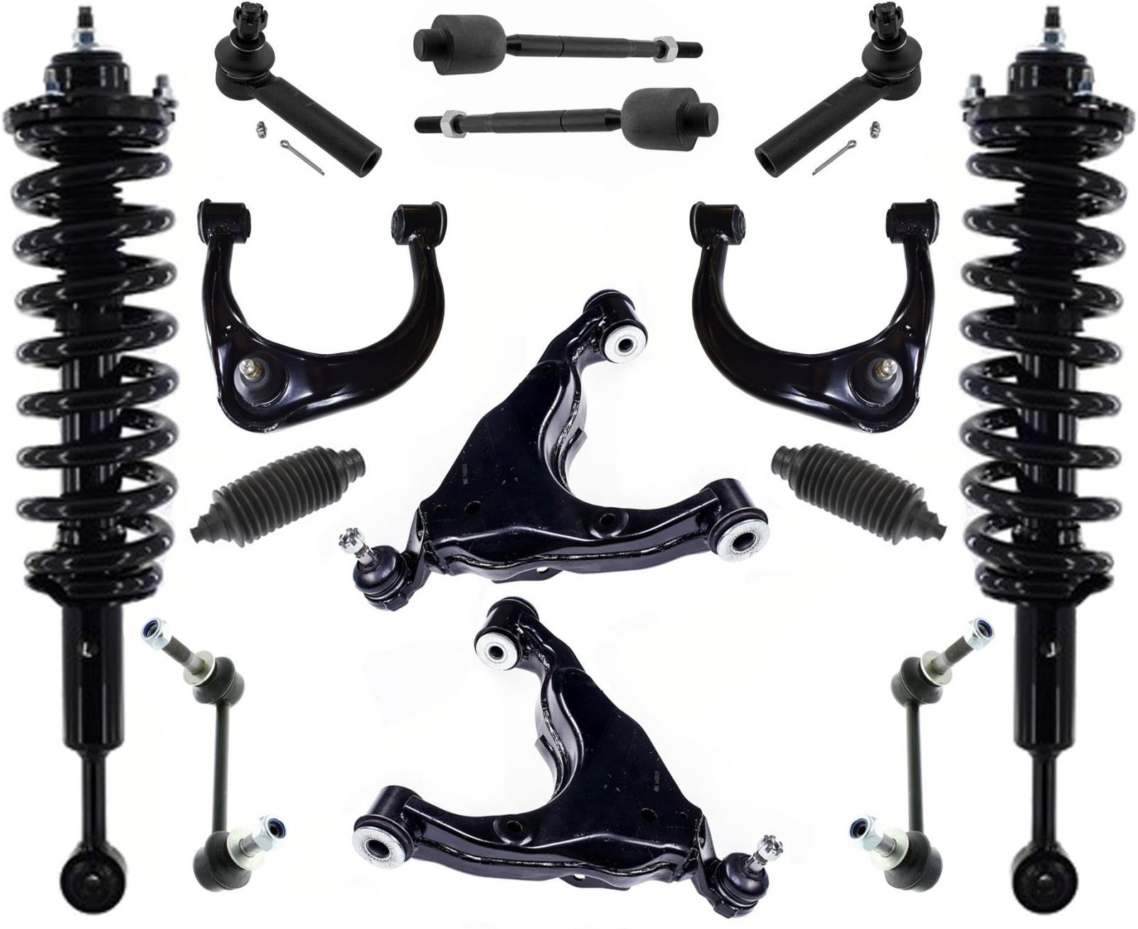 Front Struts Upper & Lower Arms Fits 2010-2021 Toyota 4Runner 4 Wheel Drive