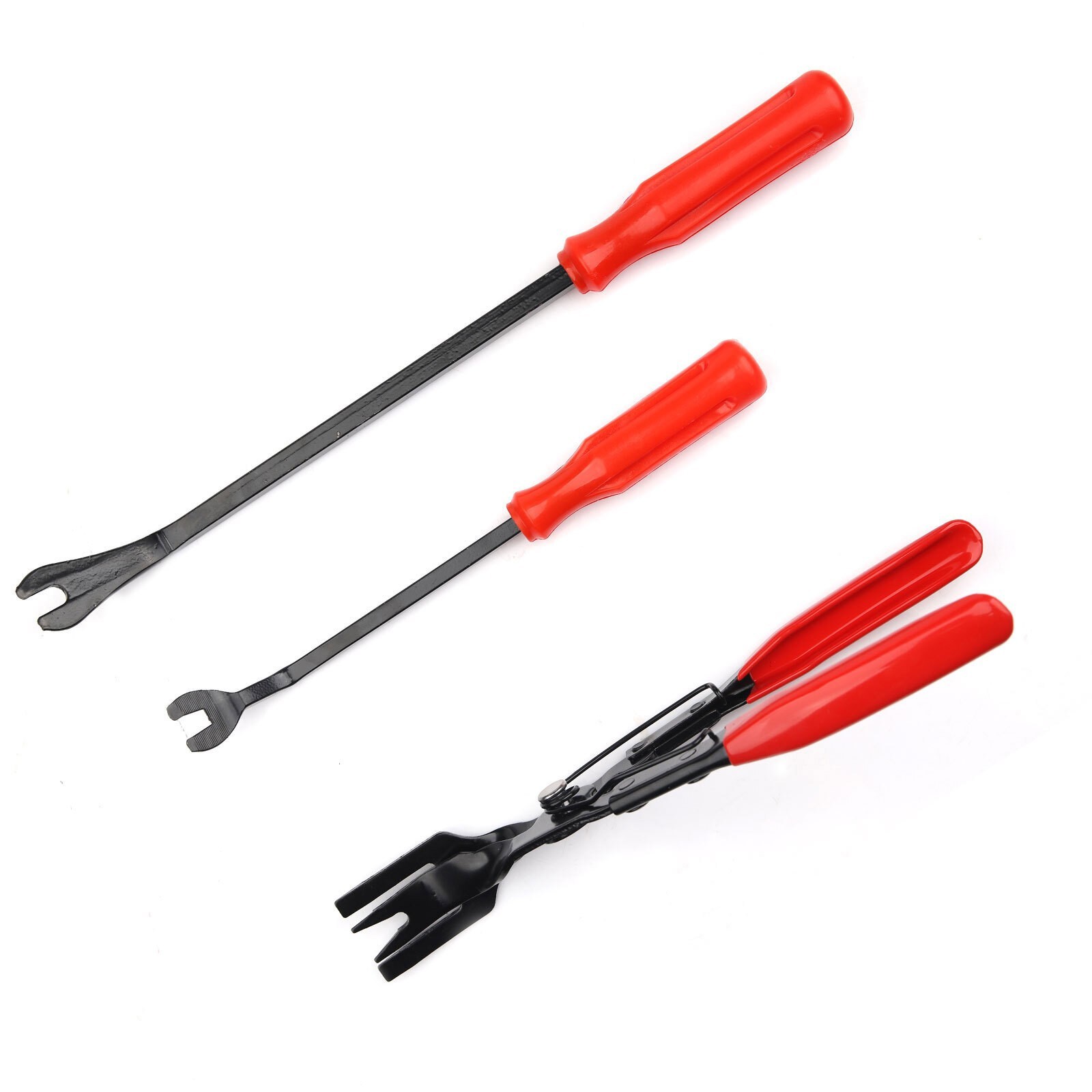 Door Trim Rivets Clips Pliers Fastener Remover Puller Pry Bar Tool Kit Trim Clip