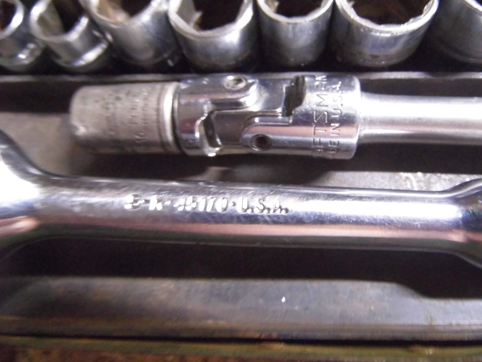SK Tools 3/8″ Drive Ratchet 45170 with American Size Sockets Oil Filter Socket !