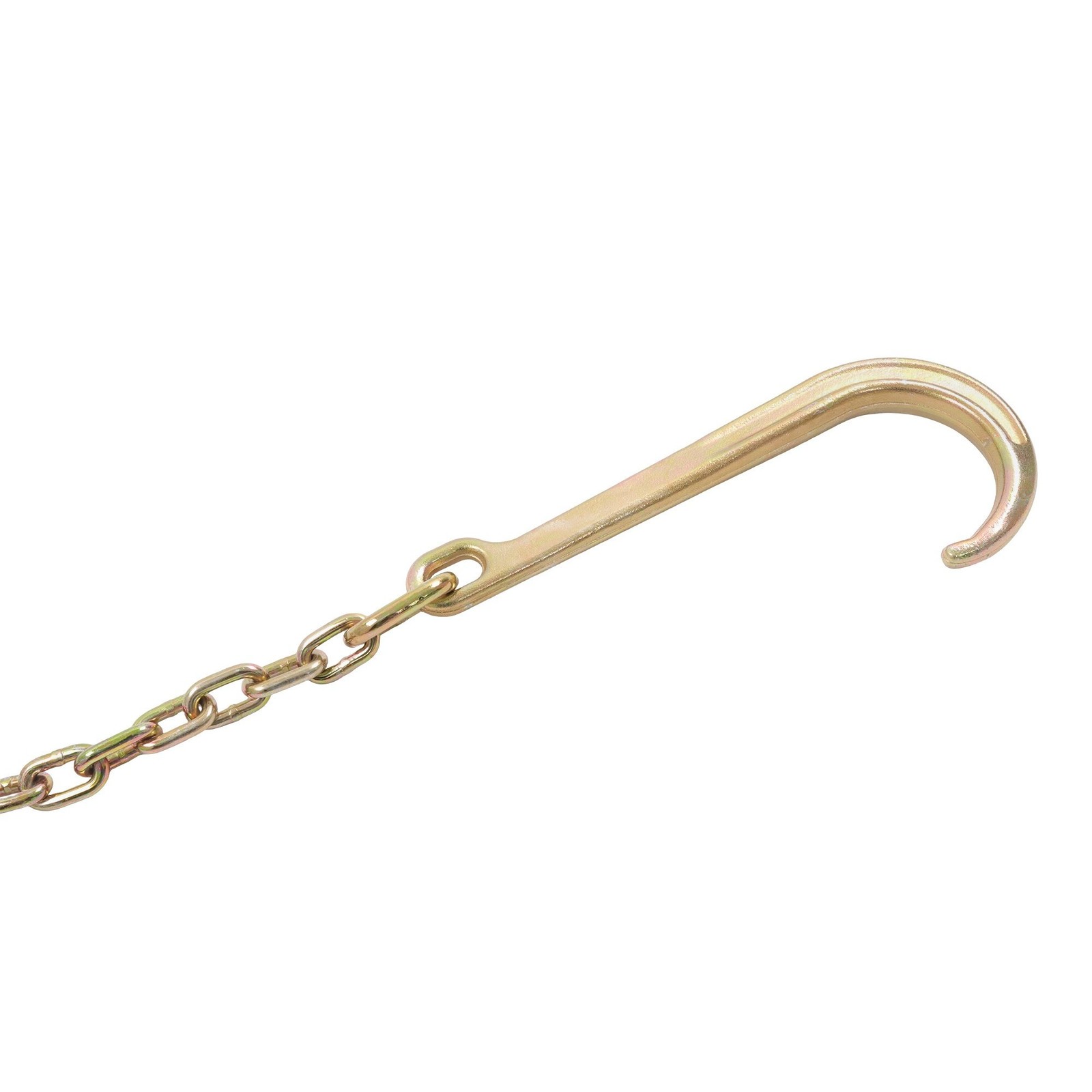 4 Pieces 4700Lbs J Hook Chain Tow Chain 5/16″×8′ G80 With 15″ JRT Hook Grab Hook
