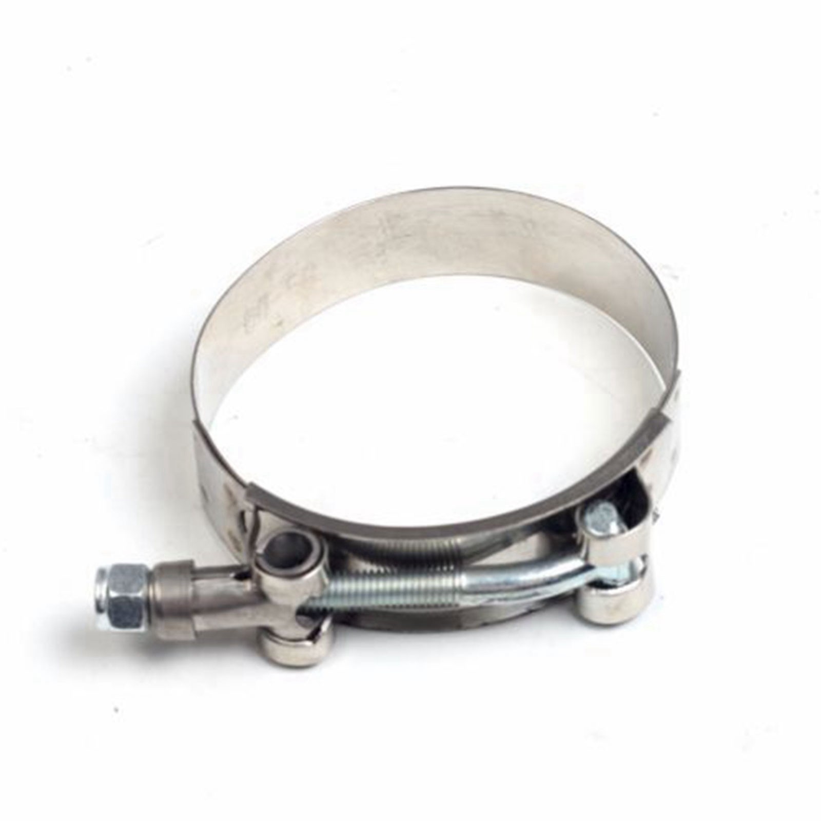 1PC 57-65mm 301 Stainless Steel T-Bolt Clamp For ID: 2″ Inch 51mm Silicone Hose