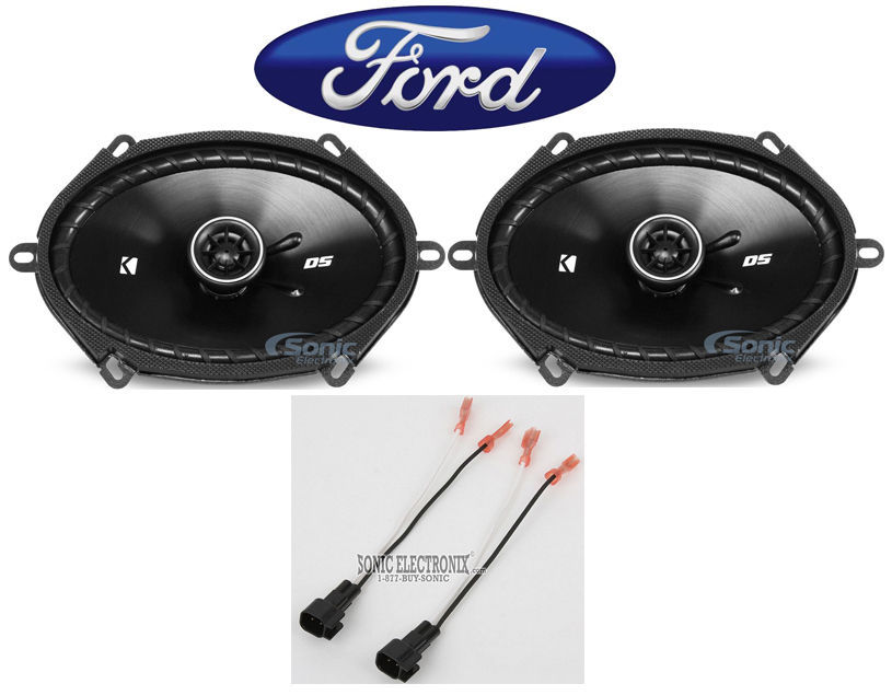 Kicker 6×8″ Front Factory Speaker Replacement w/ Harness For 2007 Ford Mustang