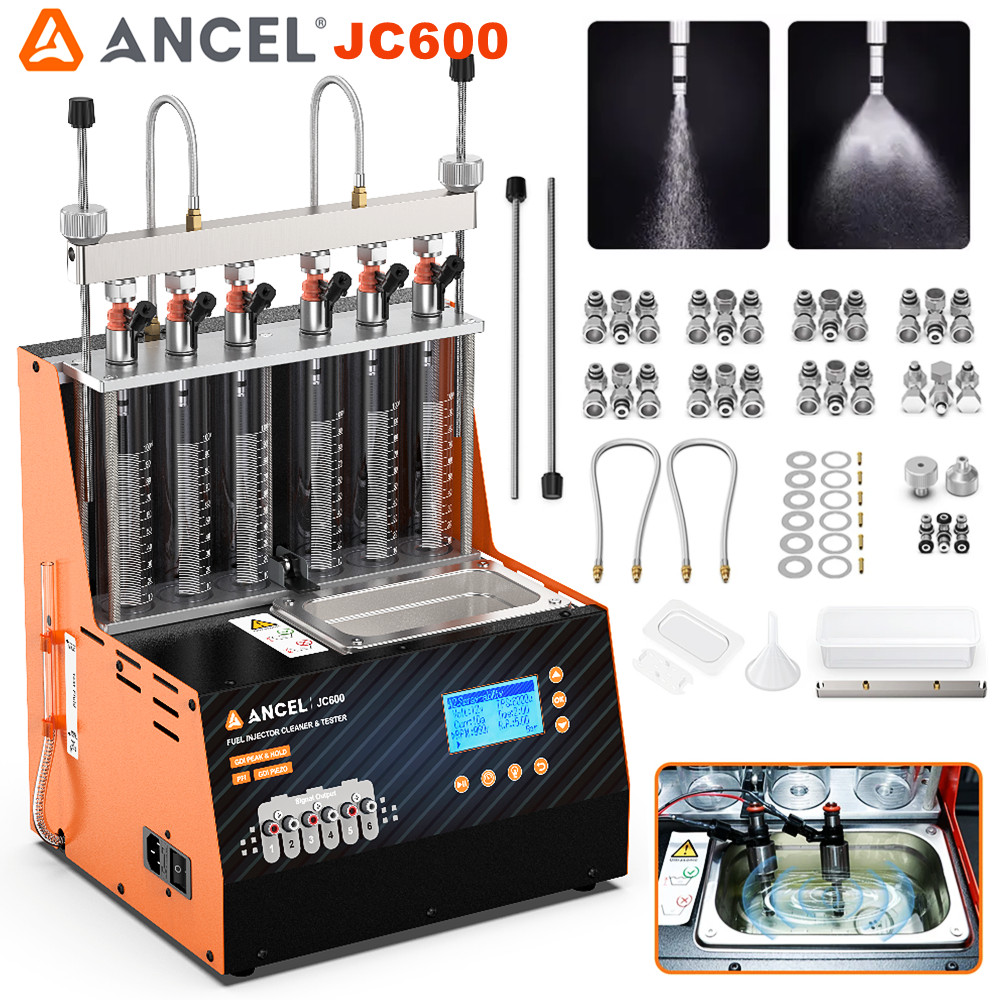 GDI Piezo Ultrasonic Cleaner Cleaning Tool Fuel Injector Tester Kit Leakage Test