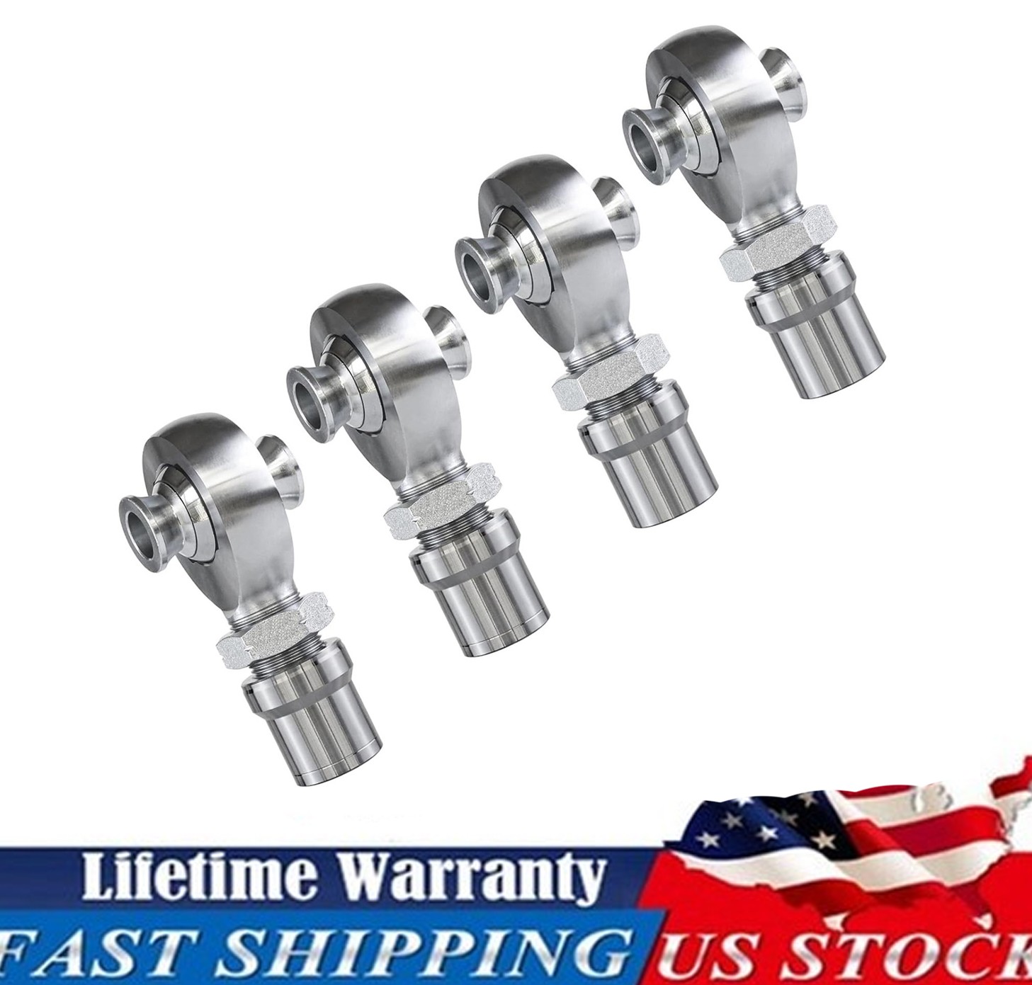 2 Set 1.25” Heim Joints Rod End Kit, 1 1/4” Right and Left Hand Thread
