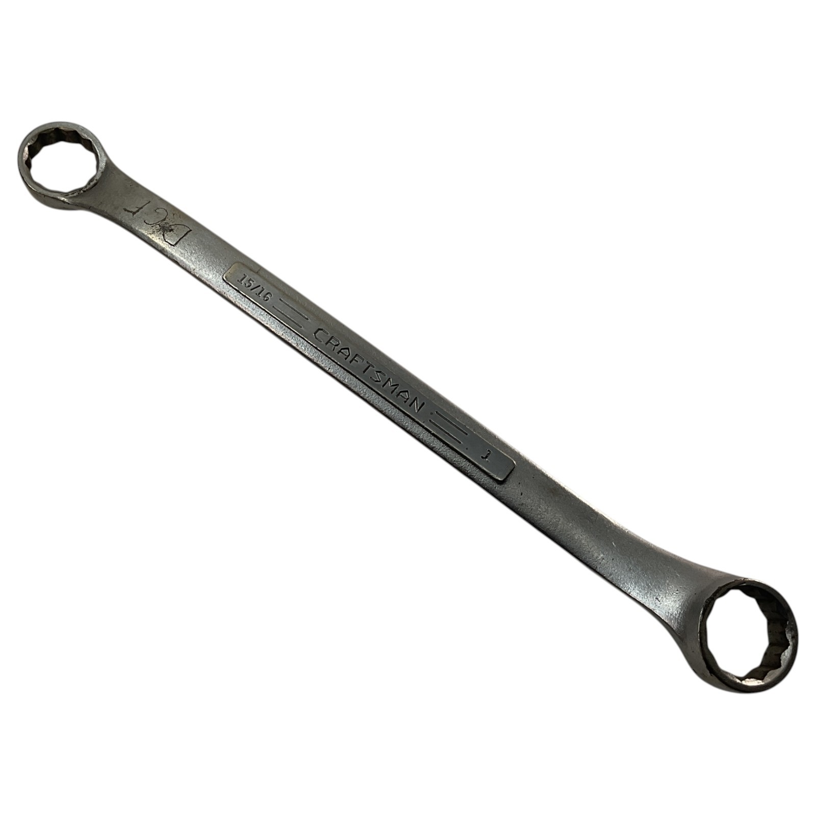 Craftsman Offset Box End Wrench 15/16″ x 1″ 12 Point V Series Sold As Pictured