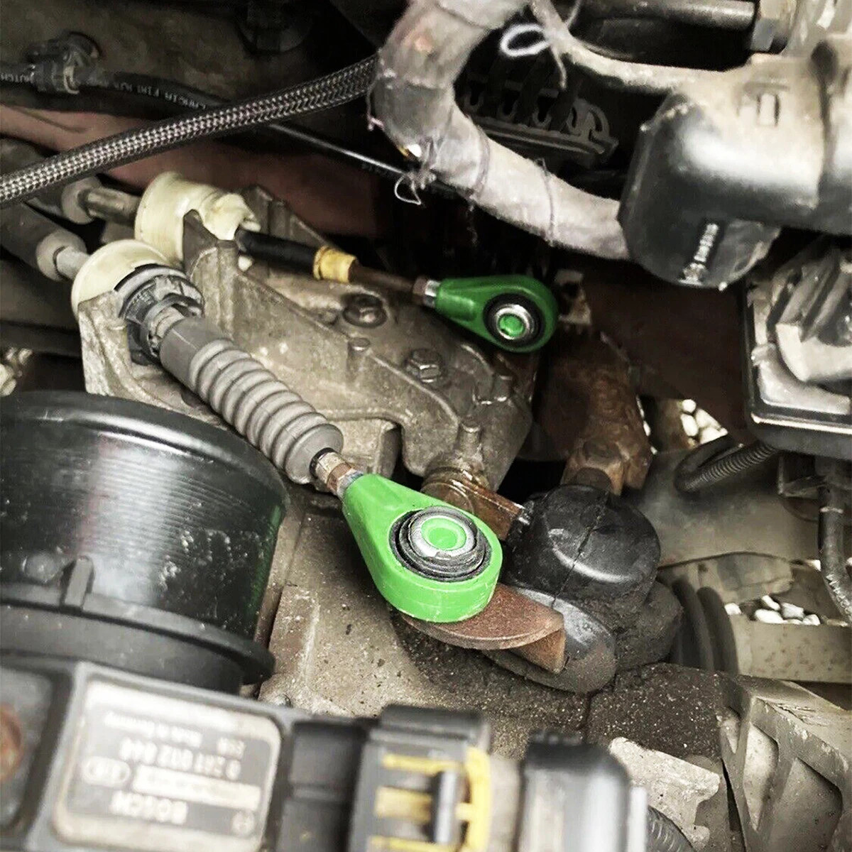 Manual Gear Shift Cable Linkage Bushing For Fiat 500 Abarth Both end Repair Kit