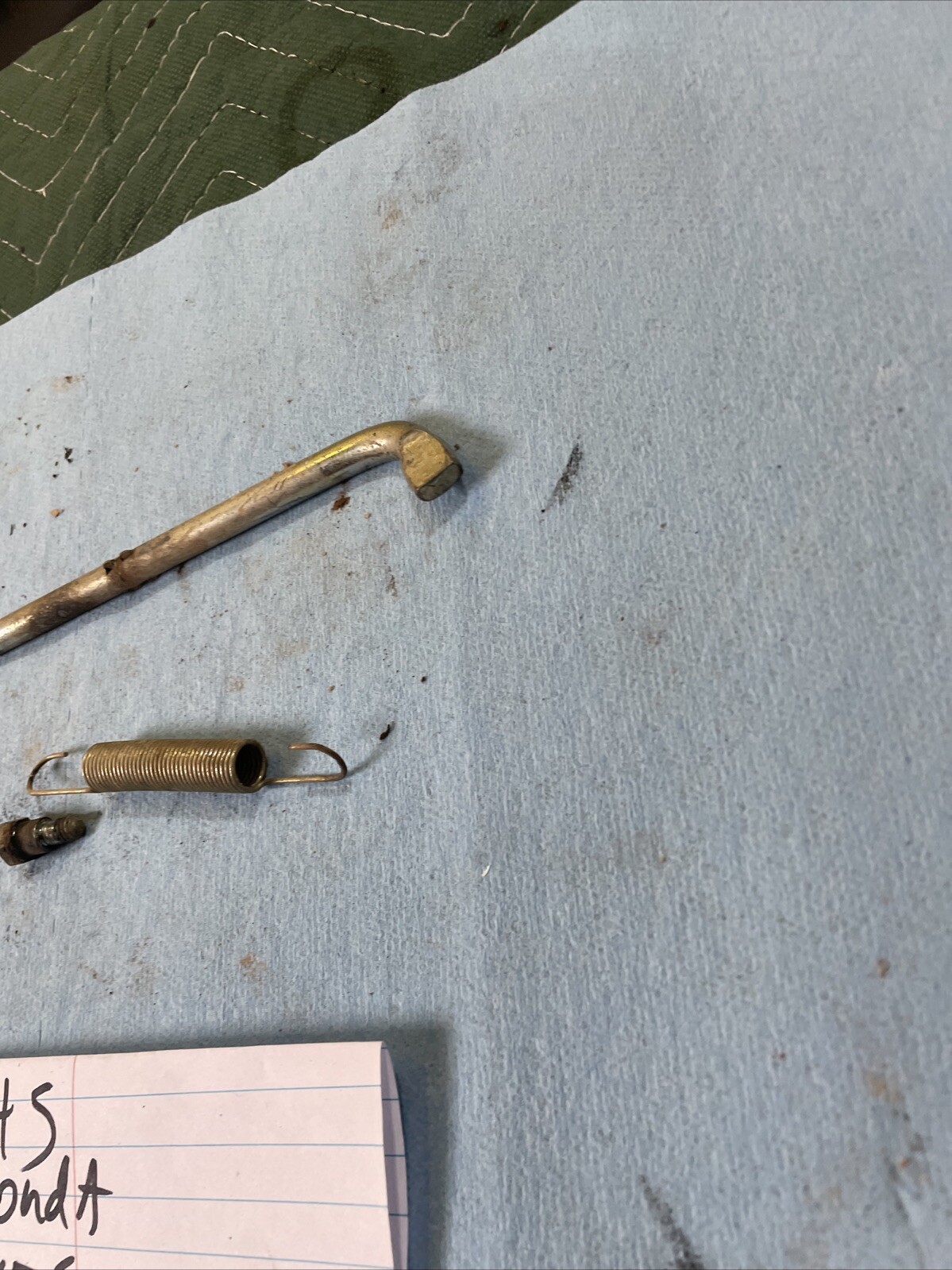 1983 Honda ATC 185 S seat latch release lever 242