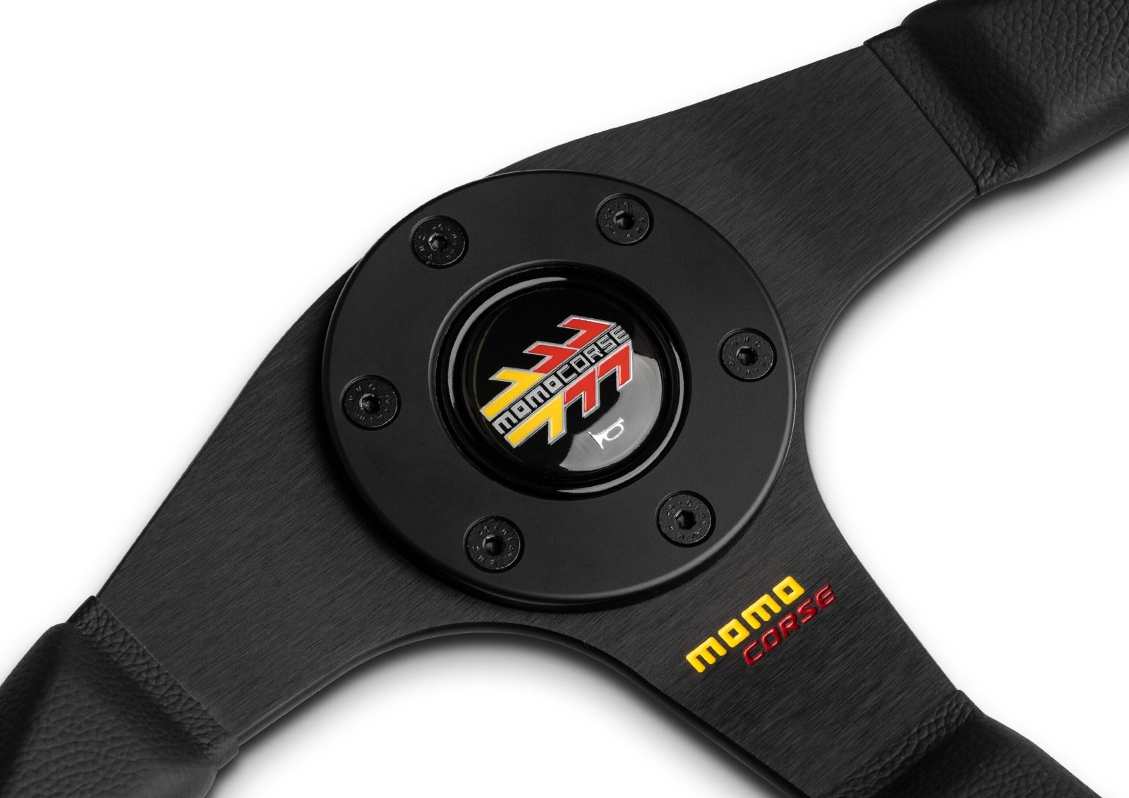 MOMO CORSE 2.0 Steering Wheel 350mm – Black Leather Black VMCO2BLK351PR