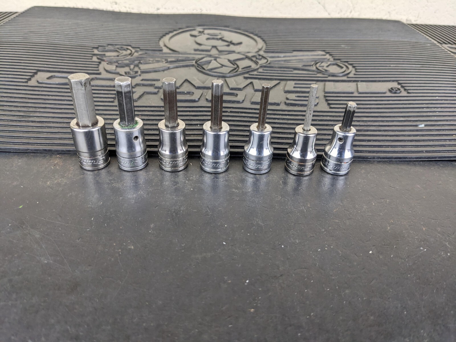 #bg281 Snap-on SAE 3/8″ Drive Hex Key Socket Set 208EFAY USA
