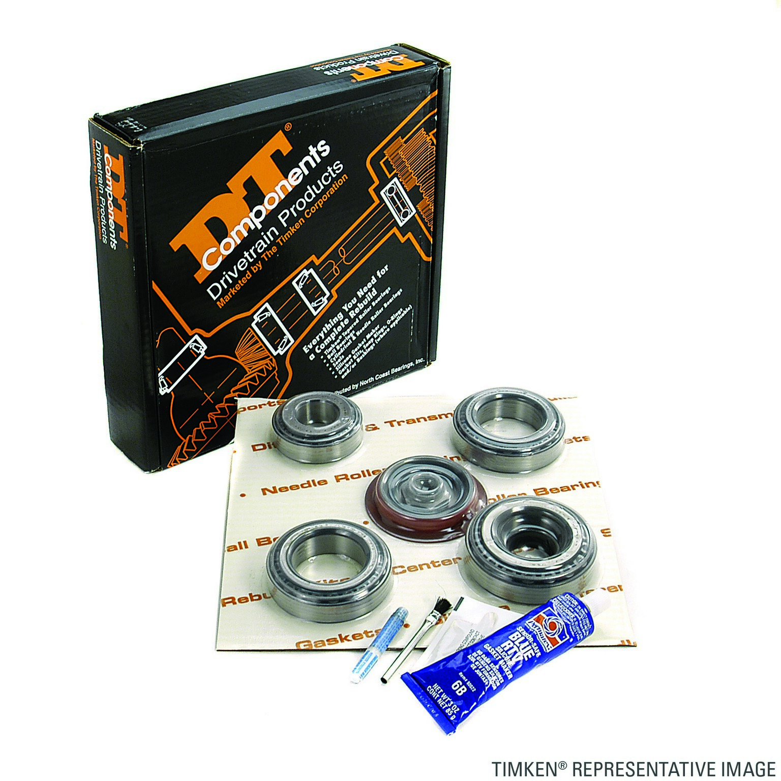 Axle Differential Bearing and Seal Kit for Liberty, Dakota+More (DRK303)