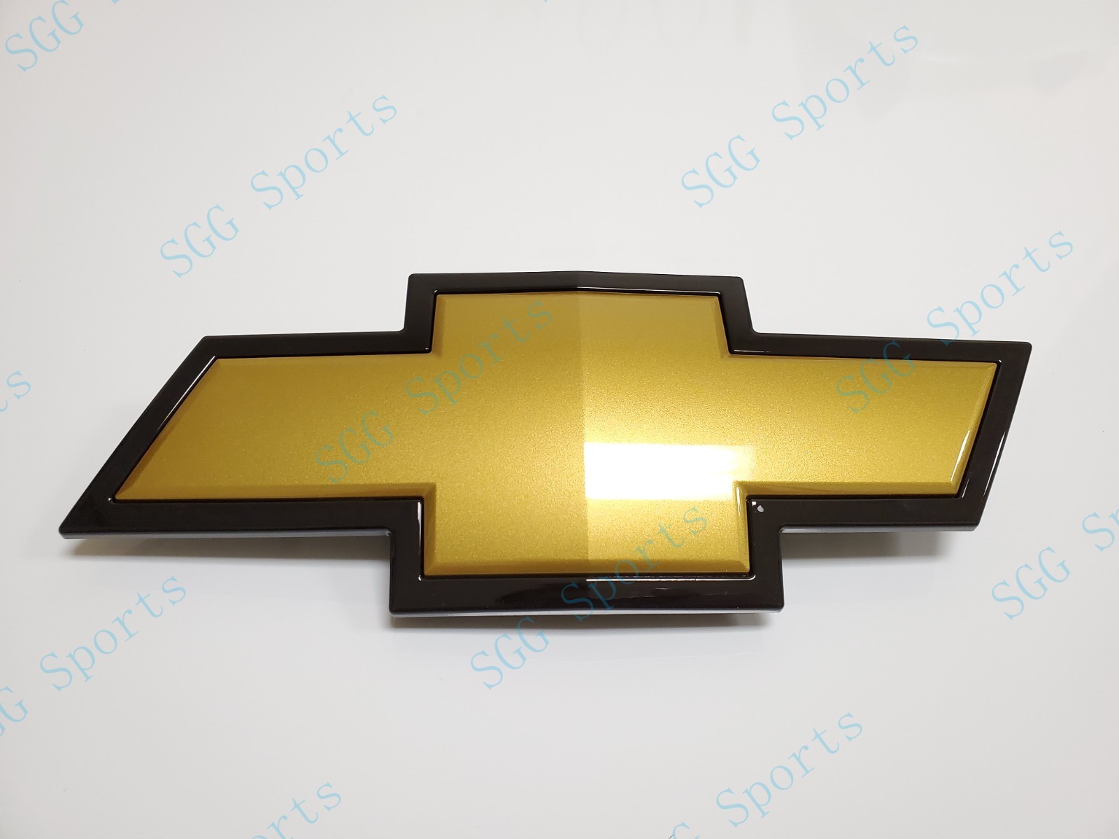 Front Rear Bowtie Emblem Black Gold 2007-2014 Tahoe Suburban 2007-13 Avalanche