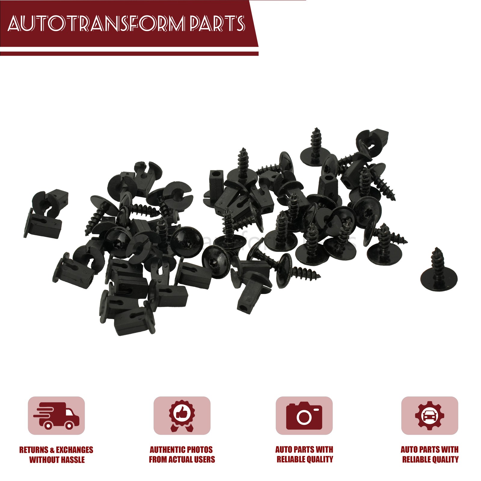 60PCS Splash Shield Screws Fit Audi VW Fender Liner Bumper Under Cover N90974701
