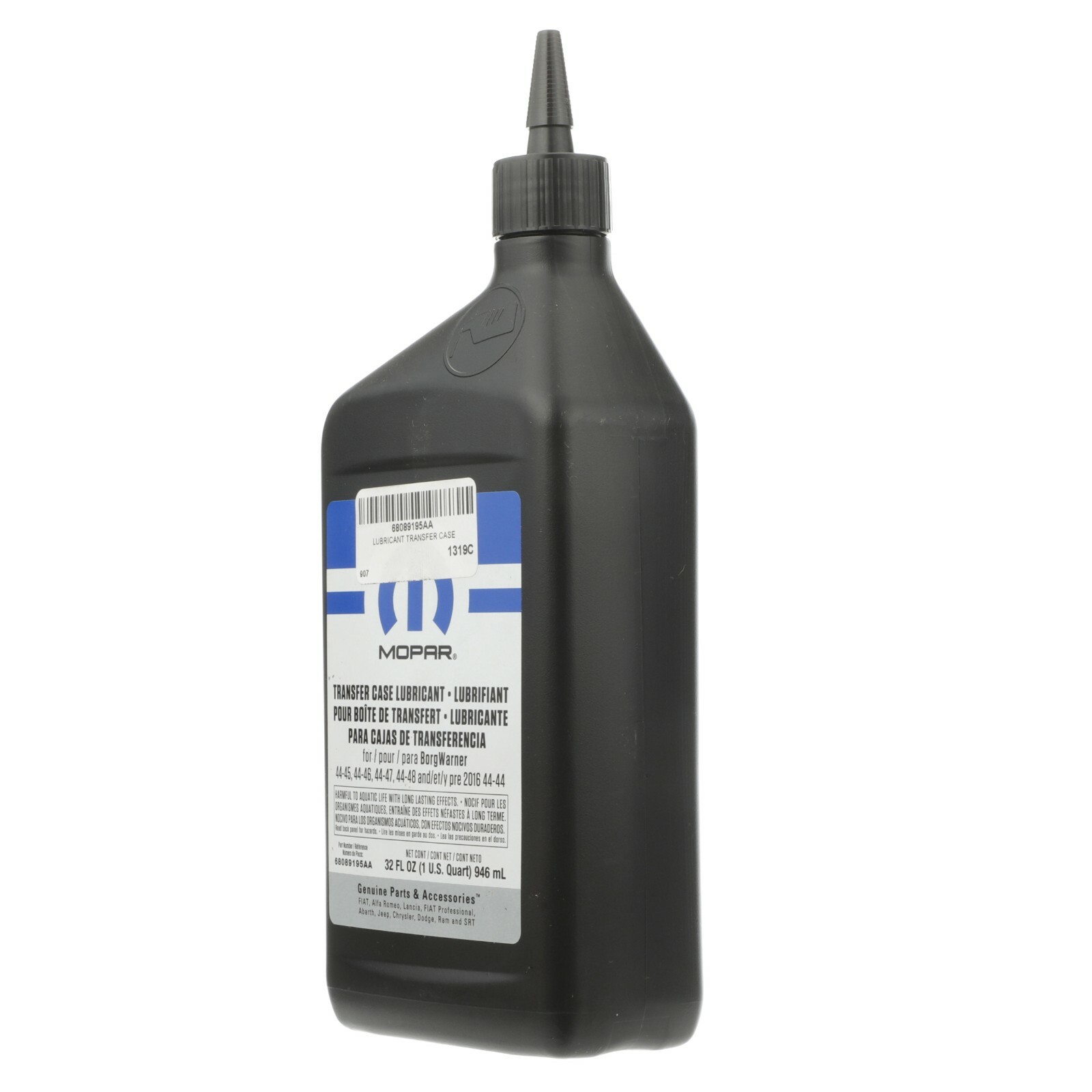 JEEP DODGE CHRYSLER RAM TRANSFER CASE LUBRICANT (32 FL OZ) OEM MOPAR 68089195AA