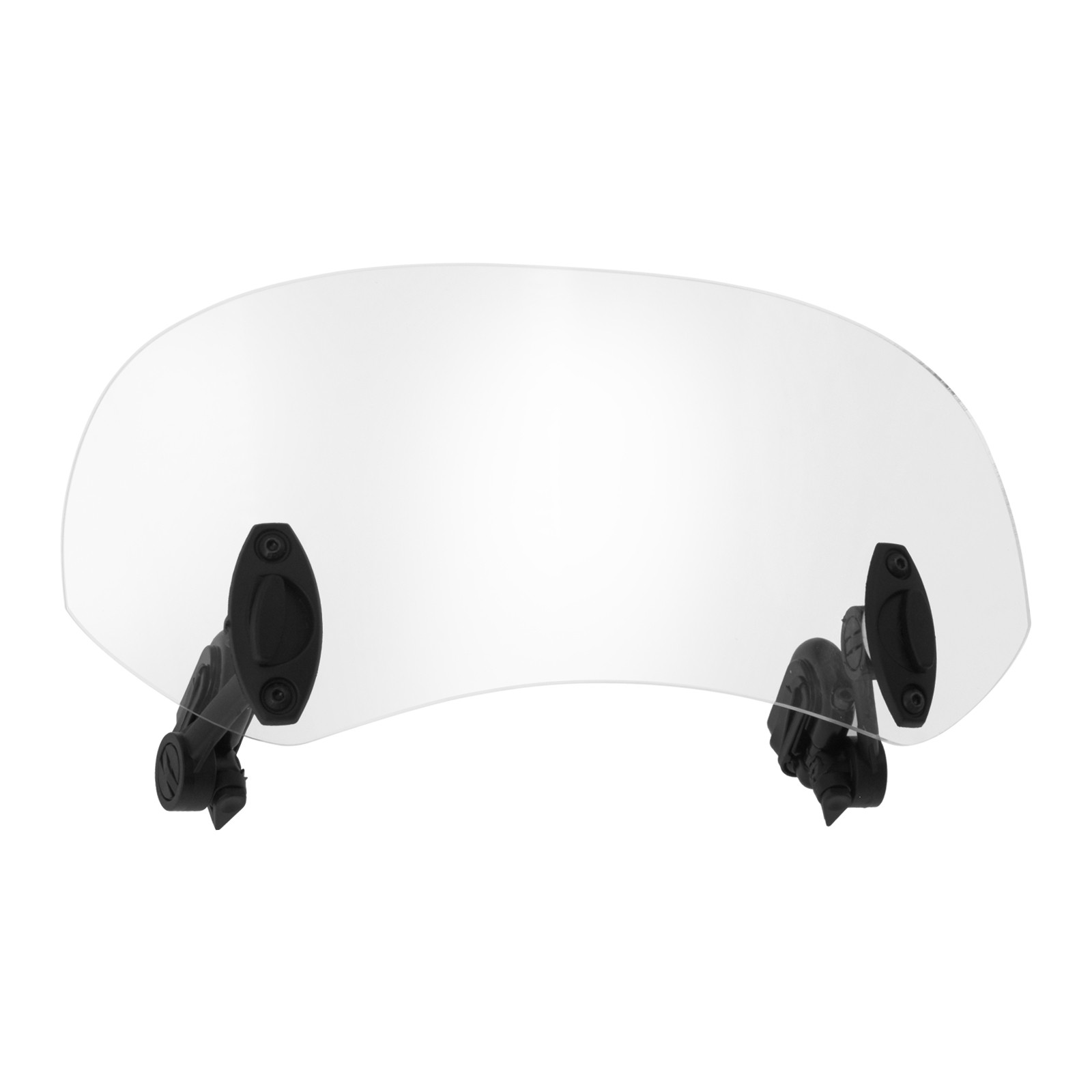 Clear Adjustable Clip-On 28mm Windshield Extension Spoiler Windscreen Deflector