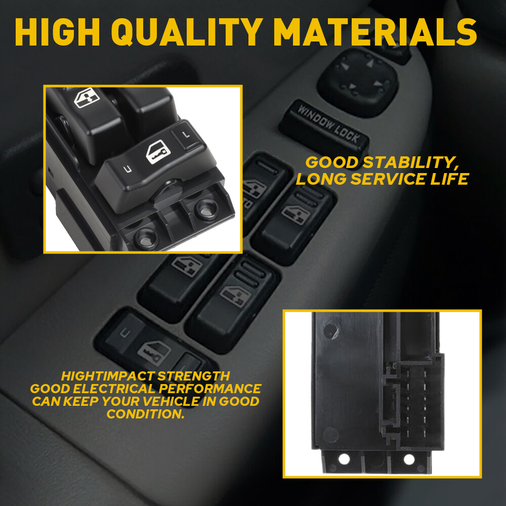For 2000-2002 Chevy GMC Left Driver Master Side Power Window Door Switch Control