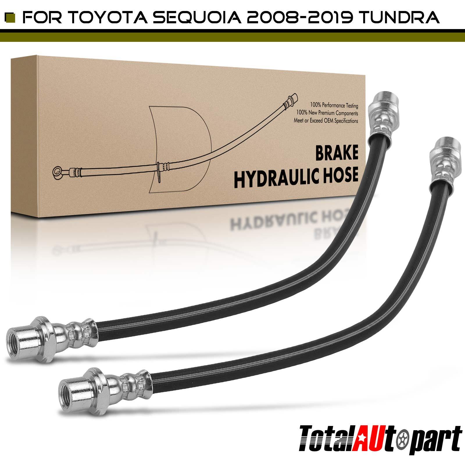 Brake Hydraulic Hose for Toyota Sequoia 2008-2019 Tundra 2007 Front LH & RH Side