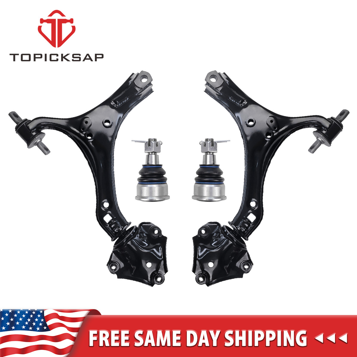 Front Right Lower + Front Left Lower Control Arm Set Fit 2013-2017 Honda Accord