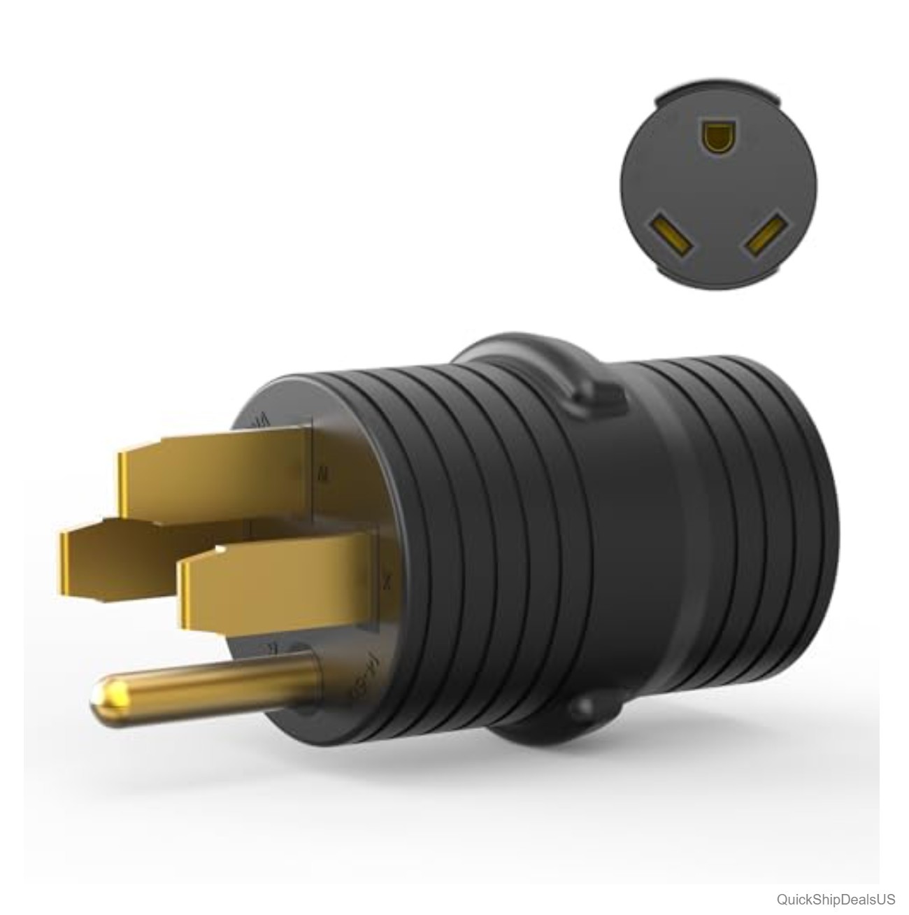 RV Power Adapter 50 Amp to 30 Amp NEMA 14-50P TT-30R 125V 3750W Compact