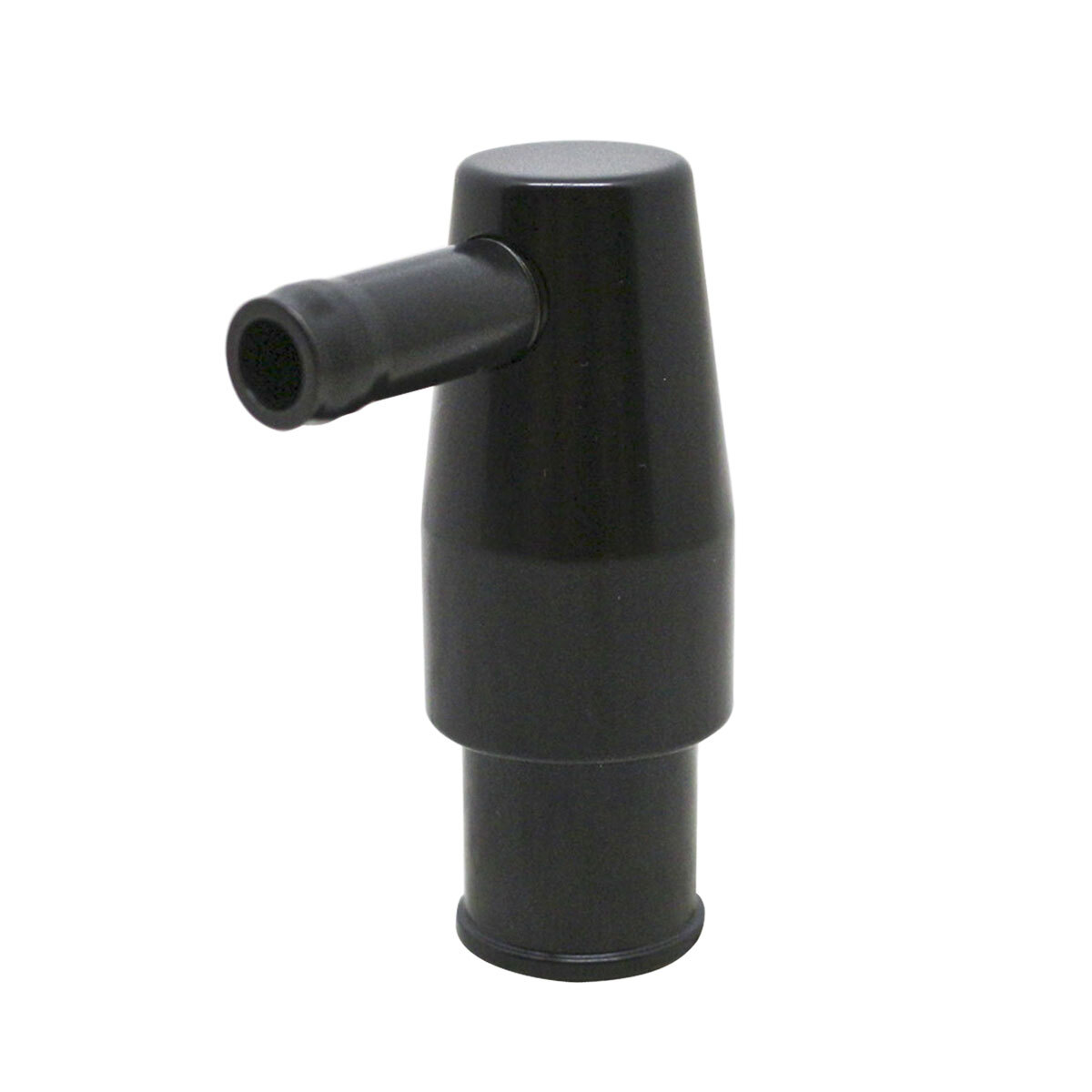 PCV VALVE 3/4″ HOSE BARB BLACK BILLET ALUMINUM 0.75 INCH NECK