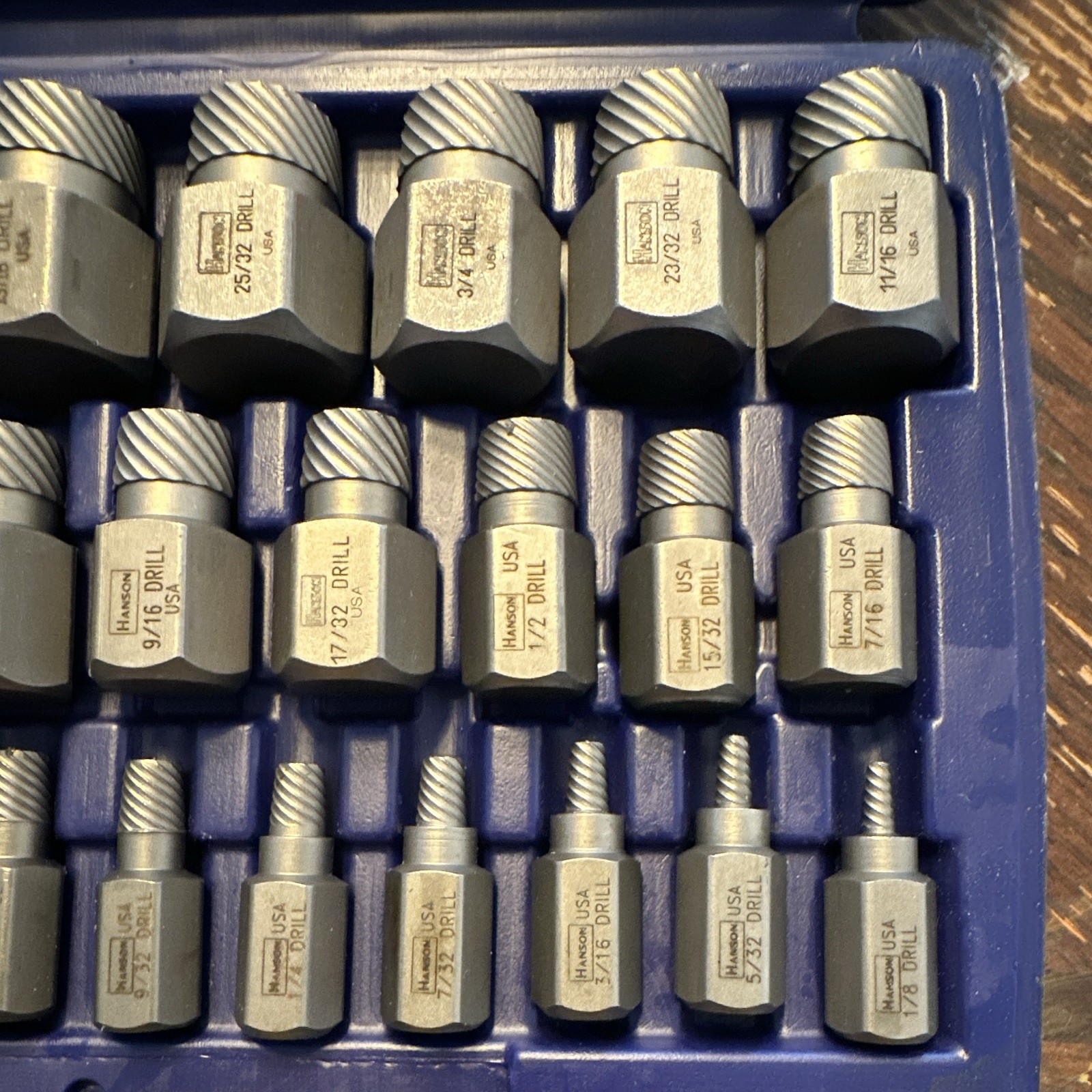 Irwin Hanson Hex Head multi-Spline Extractor Set 1/8”-7/8”