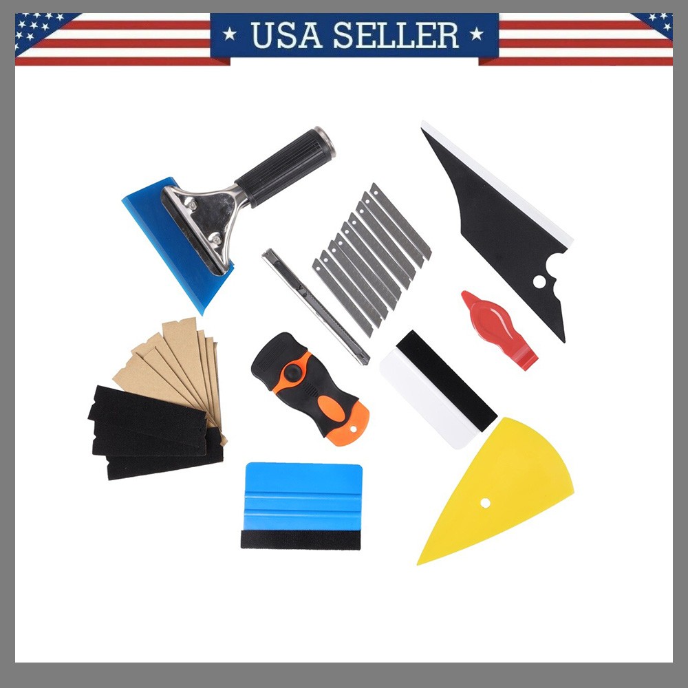 29-in-1 Window Tint Tool Kit Vinyl Wrap Squeegee Set w/ Knife for Car Glass Film