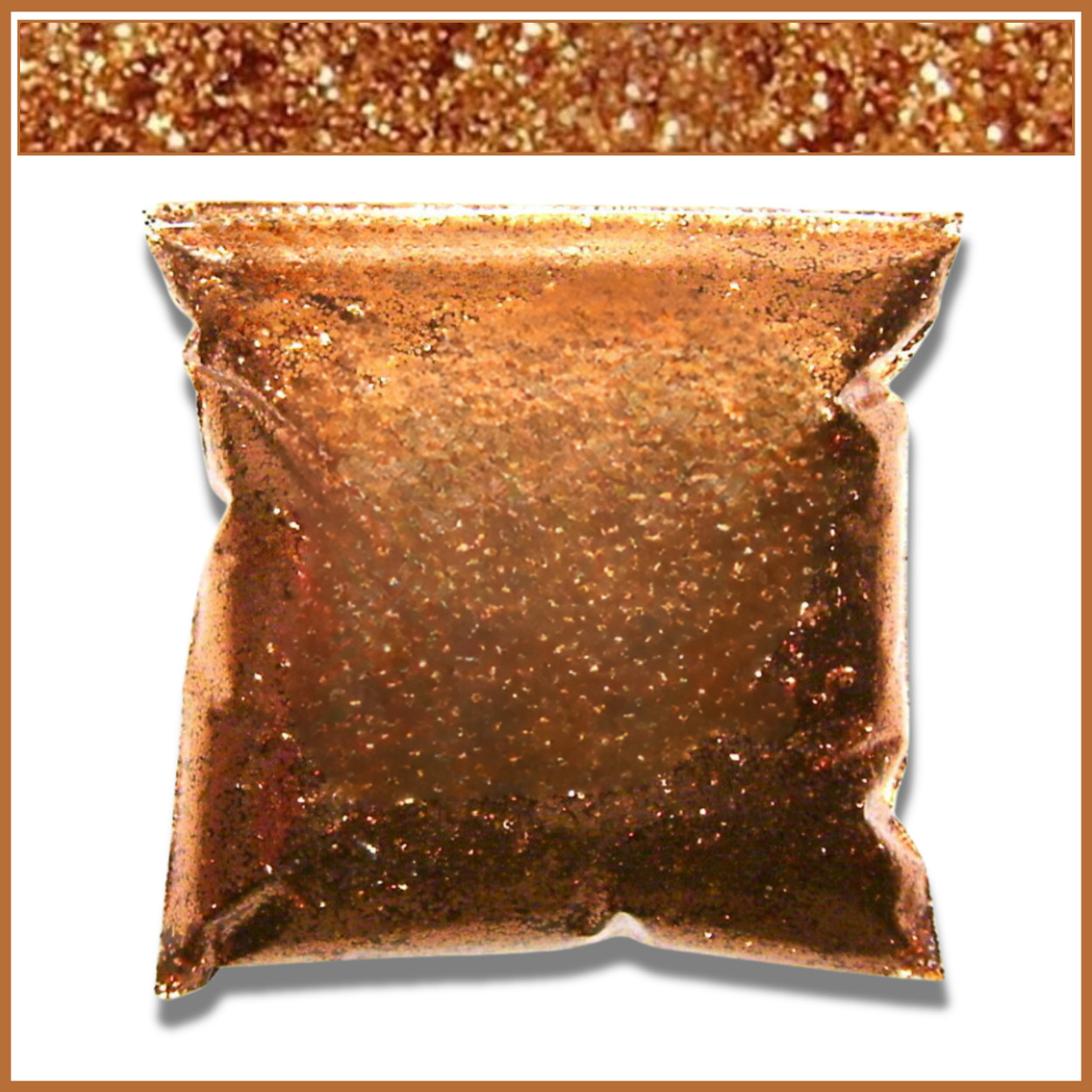 11oz (325ml) Shiny Copper .025″ Large Metal Flake Premium Auto Paint Additive
