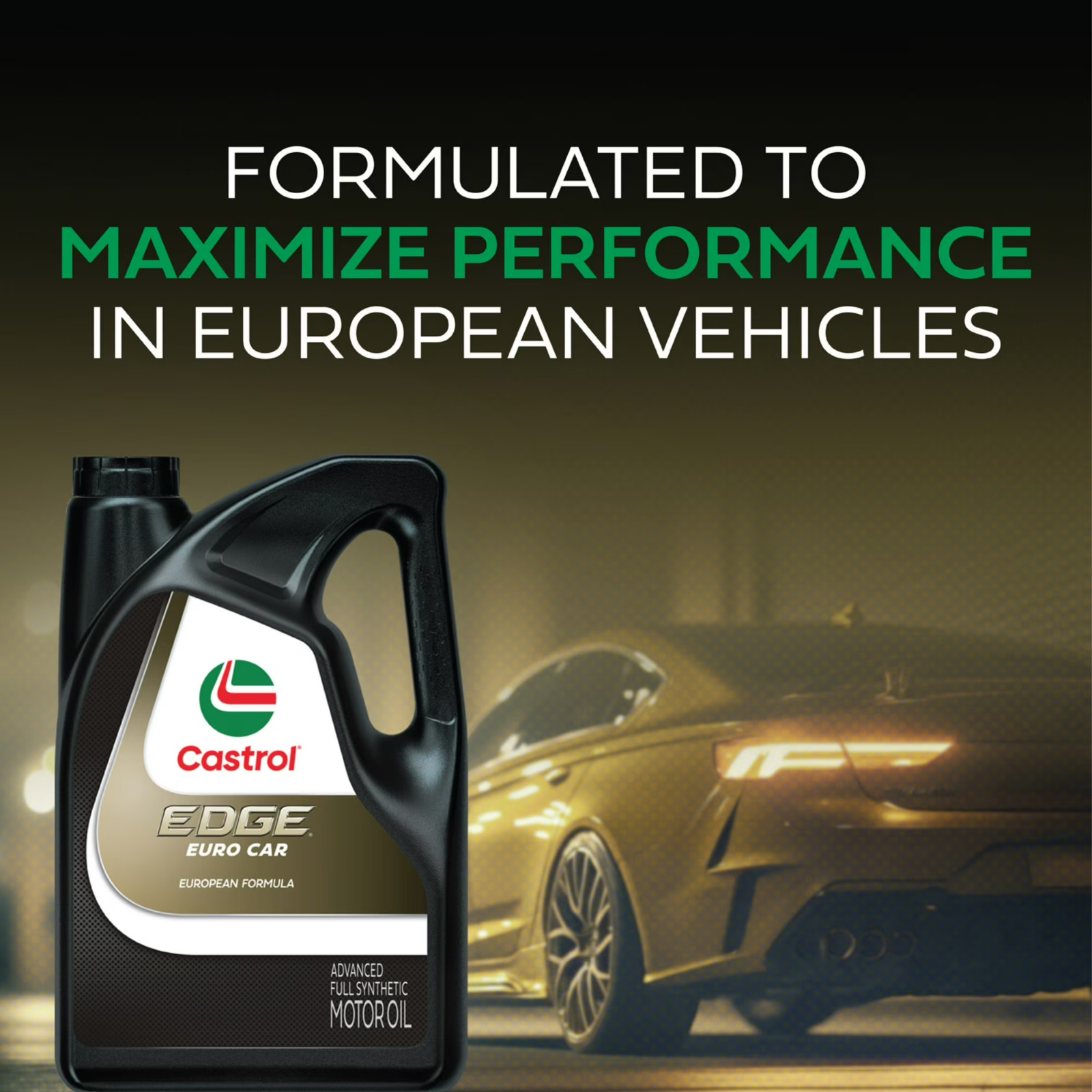 (2 pack) Castrol EDGE Euro 5W-40 A3/B4 Advanced Full Synthetic Motor Oil, 5 Quar