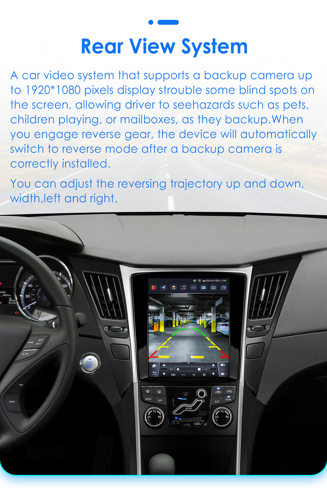 9.7″ Vertical Screen for HYUNDAI SONATA 2011-2015 Car Gps Radio Stereo DSP 64GB