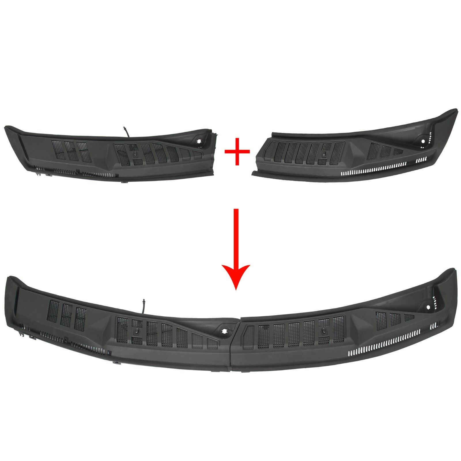 Right Left Improved Windshield Window Wiper Cowl Cover Fits 2015-2020 Ford F-150