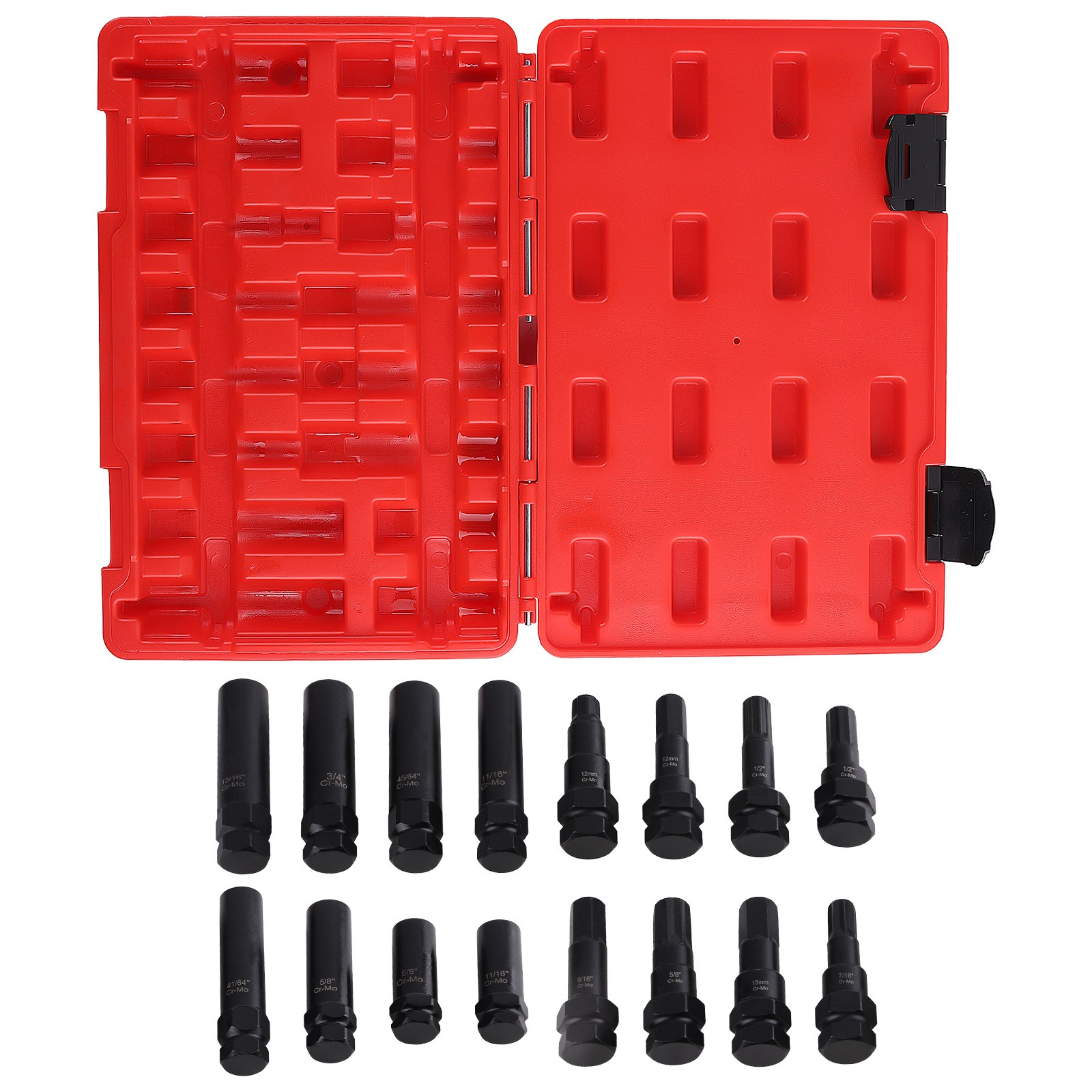 Lug-Nut Key Set Wheel-Lock Removal Tool Kit for Aftermarket Wheel Tire Keys