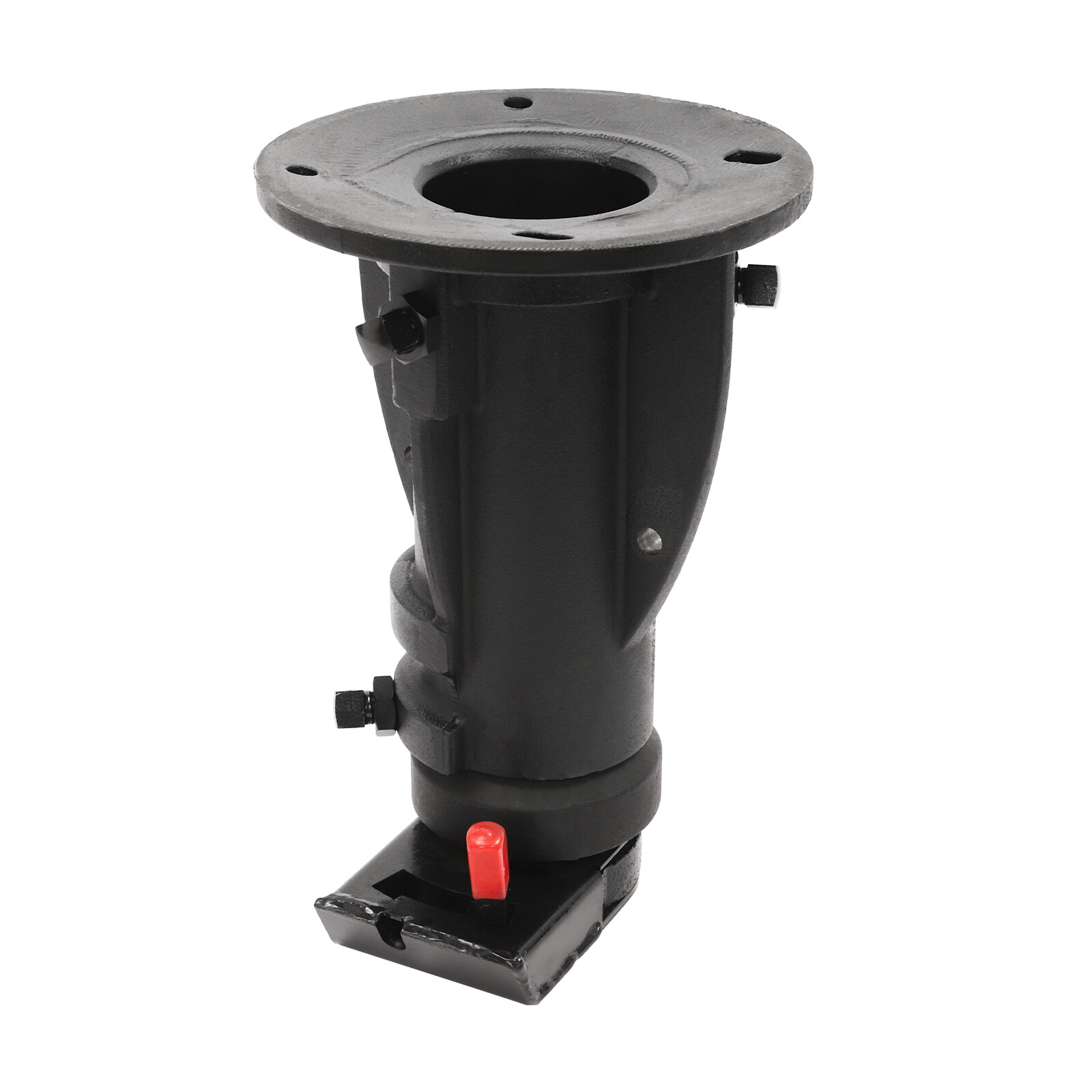 Black Fifth Wheel Camper RV Adapter Hitch to Gooseneck 12″ ~ 16″ Adjustable NEW