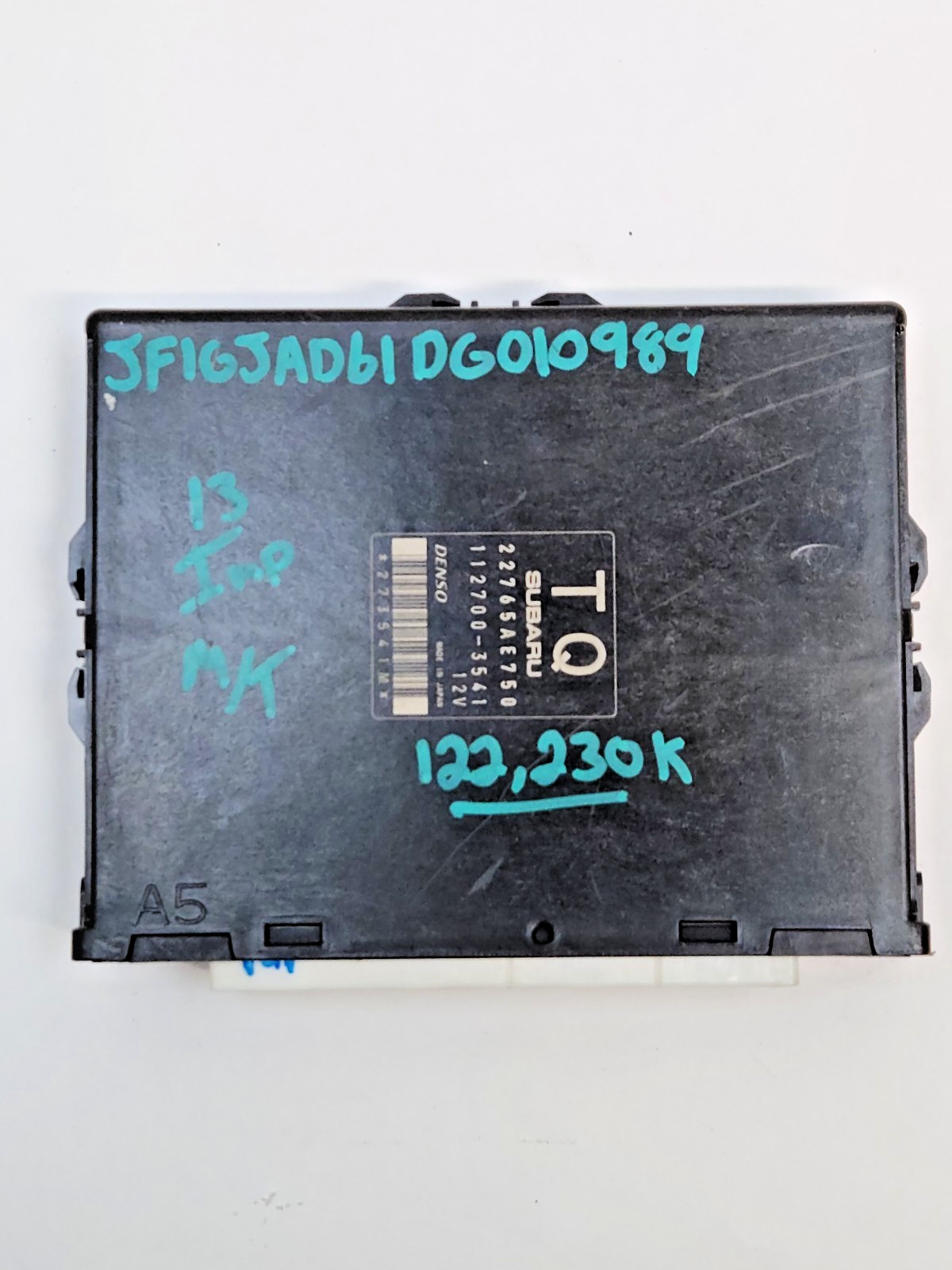 2013 Subaru Impreza Engine Control Module M/T 2.0L ECM OEM 22765AE750